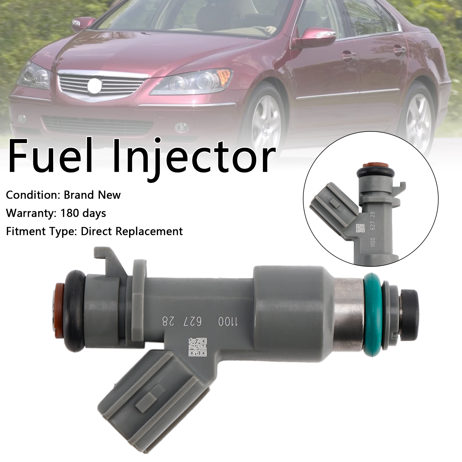 2007-2008 Acura TL 1X Fuel Injector 16450-RJA-A01 Generic 2007-2008 Acura TL 1X Fuel Injector 16450-RJA-A01 Generic