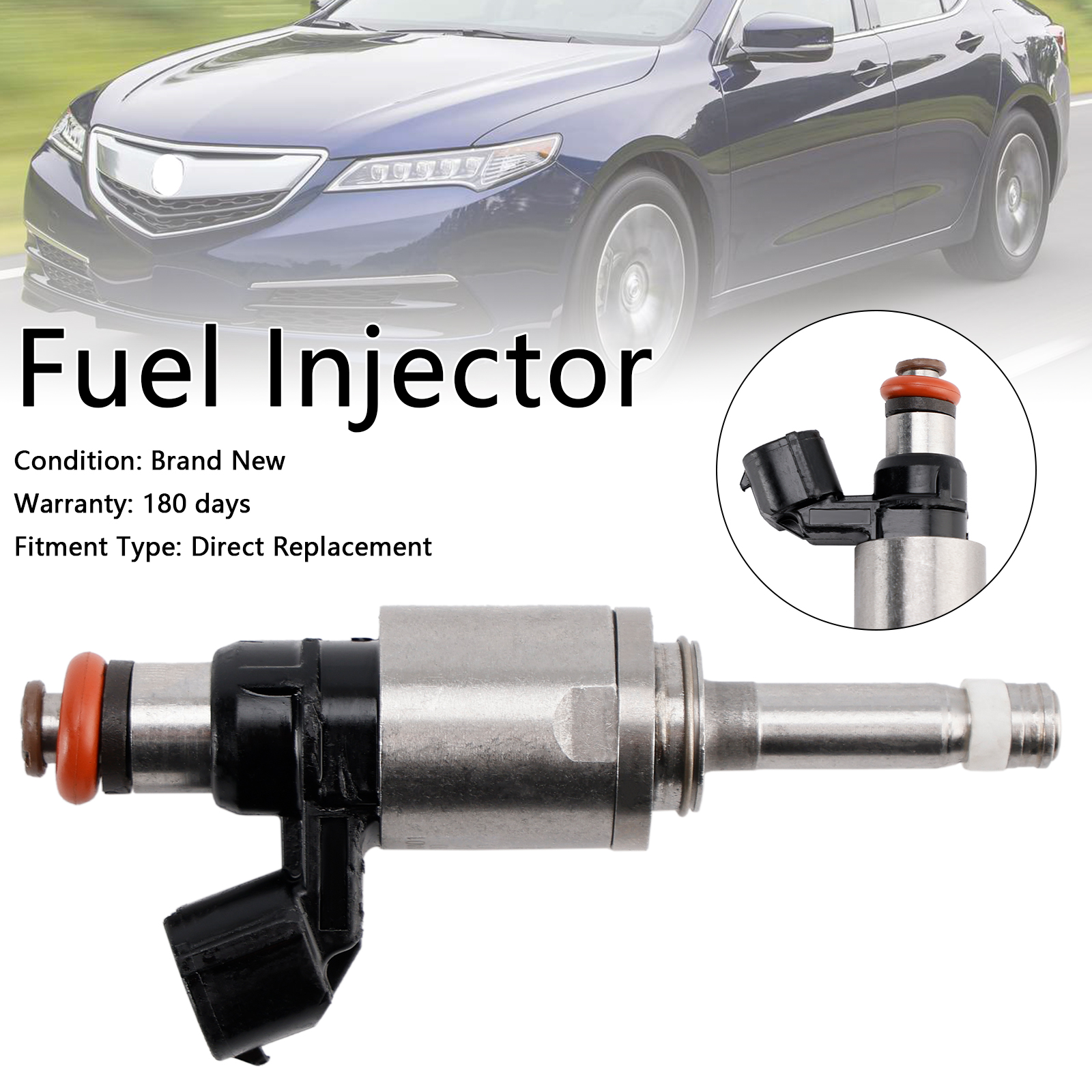 2015-2020 ACURA TLX 2.4L 1X Fuel Injector 16450-5LA-A01 Generic 2015-2020 ACURA TLX 2.4L 1X Fuel Injector 16450-5LA-A01 Generic