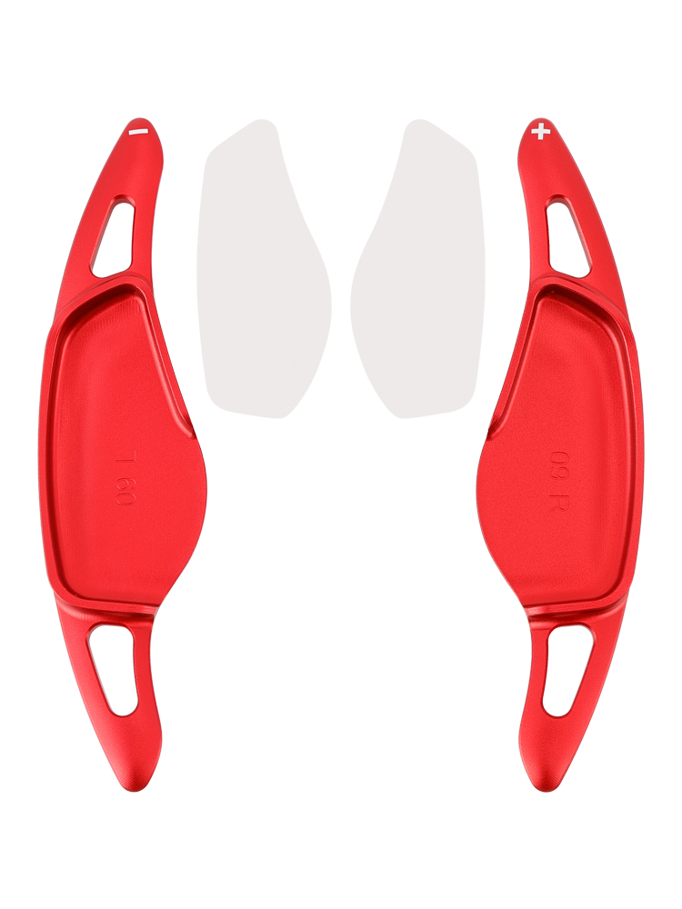 2018-2025 BMW G01 G02 G05 G06 G07 G80 G82 Steering Wheel Paddle Shifter Extensions Aluminium Red Generic 2018-2025 BMW G01 G02 G05 G06 G07 G80 G82 Steering Wheel Paddle Shifter Extensions Aluminium Red Generic