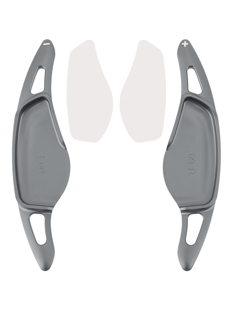 2018-2025 BMW G01 G02 G05 G06 G07 G80 G82 Steering Wheel Paddle Shifter Extensions Aluminium Grey Generic 2018-2025 BMW G01 G02 G05 G06 G07 G80 G82 Steering Wheel Paddle Shifter Extensions Aluminium Grey Generic