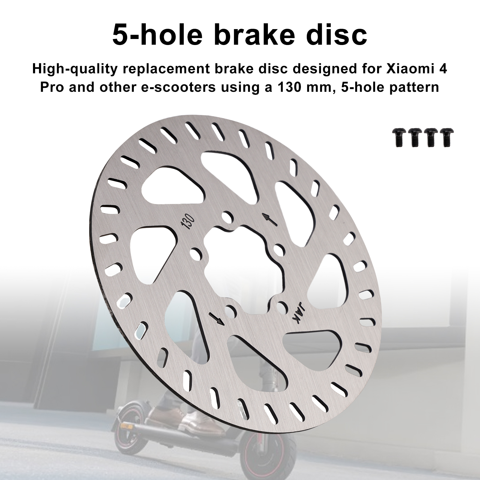 Brake disc 130 mm 5 hole for Xiaomi Mi4 Pro (1st Gen) Replacement Brake disc 130 mm 5 hole for Xiaomi Mi4 Pro (1st Gen) Replacement