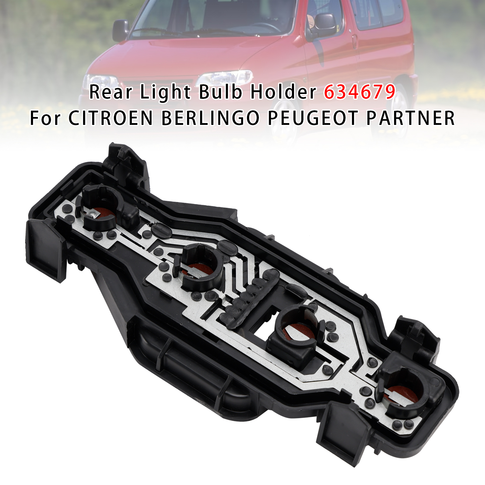 1996-2011 Citroen Berlingo Rear Light Bulb Holder 634679 Generic 1996-2011 Citroen Berlingo Rear Light Bulb Holder 634679 Generic