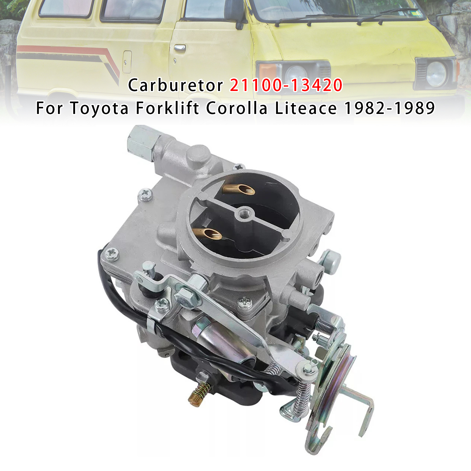 1982-1989 Toyota Forklift Corolla Liteace Carburetor 21100-13420 Generic 1982-1989 Toyota Forklift Corolla Liteace Carburetor 21100-13420 Generic