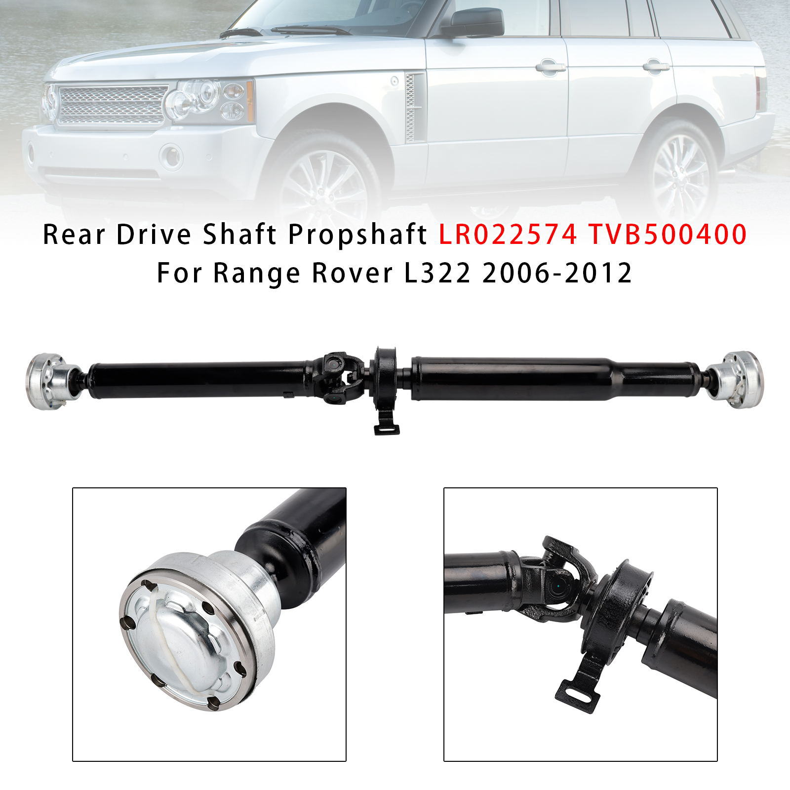 2006-2012 Range Rover L322 Rear Drive Shaft Propshaft LR022574 TVB500400 Generic 2006-2012 Range Rover L322 Rear Drive Shaft Propshaft LR022574 TVB500400 Generic