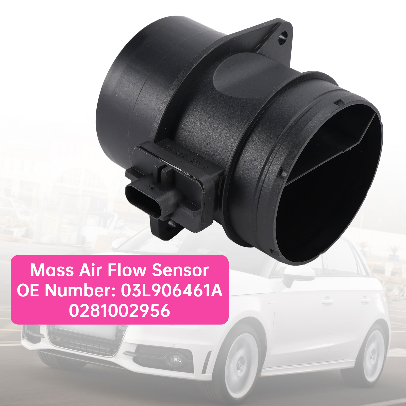 Mass Air Flow Sensor 03L906461A 0281002956 For VW AUDI SEAT SKODA 2.0 TDI