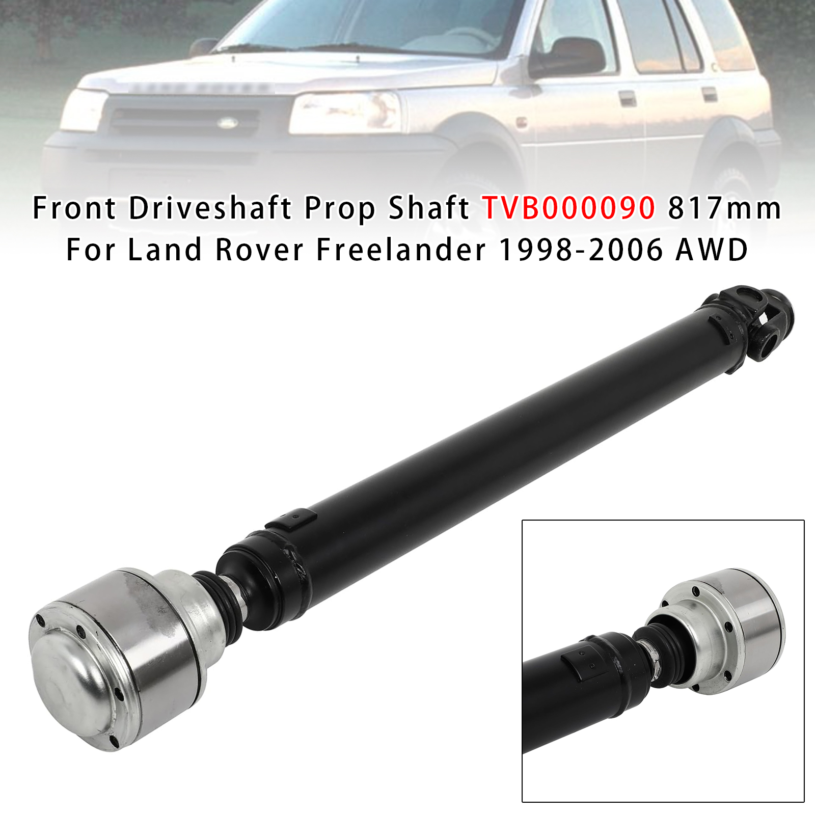 2001-2006 Land Rover Freelander AWD Front Driveshaft Prop Shaft TVB000090 817mm Generic