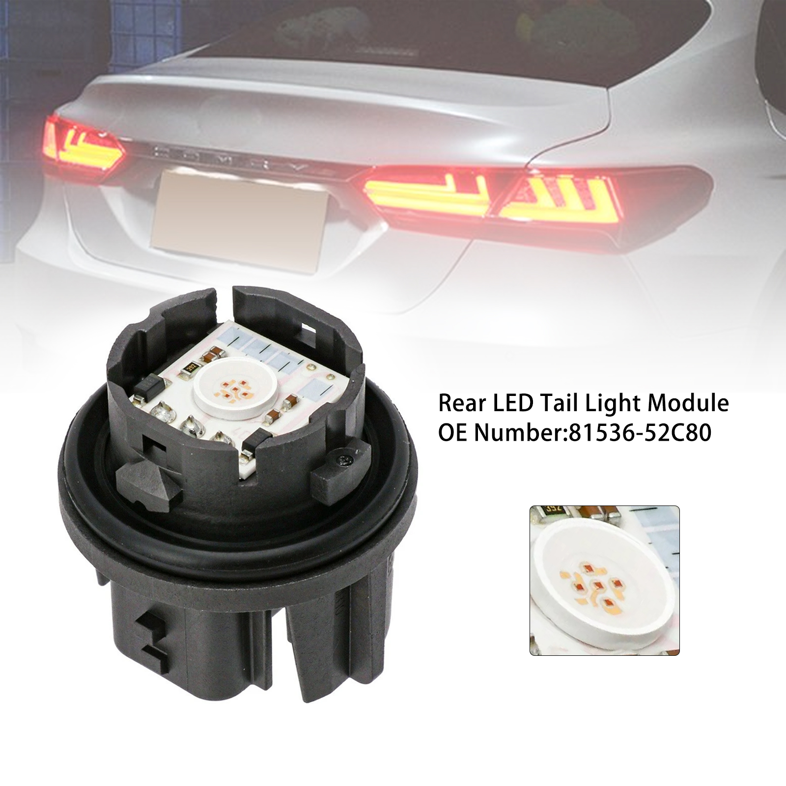 2018-2022 Toyota For C-HR 81536-52C80 Rear LED Tail Light Module Generic 2018-2022 Toyota For C-HR 81536-52C80 Rear LED Tail Light Module Generic