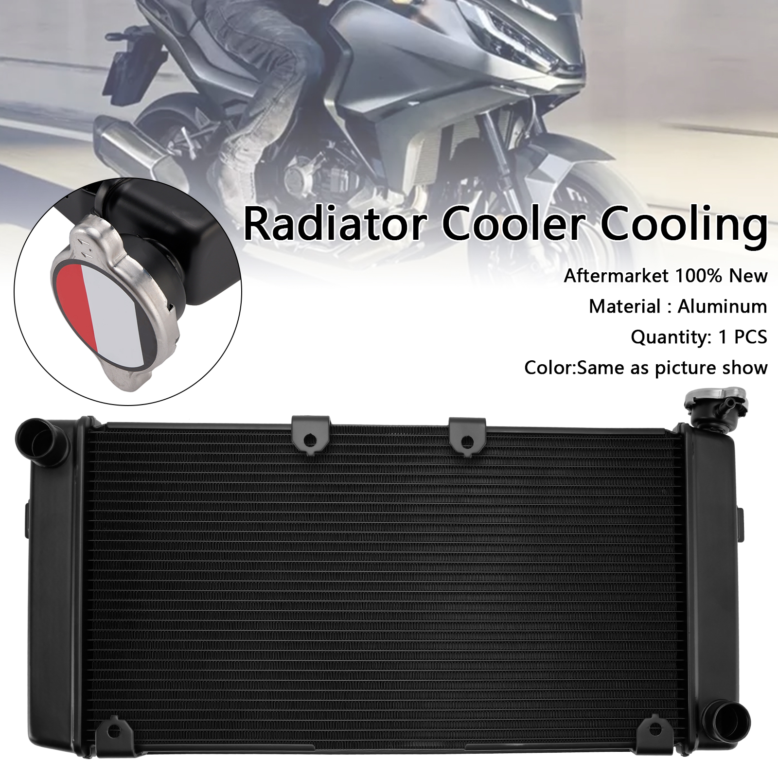 2022-2024 HONDA NT1100 Radiator Cooler Cooling Black Generic