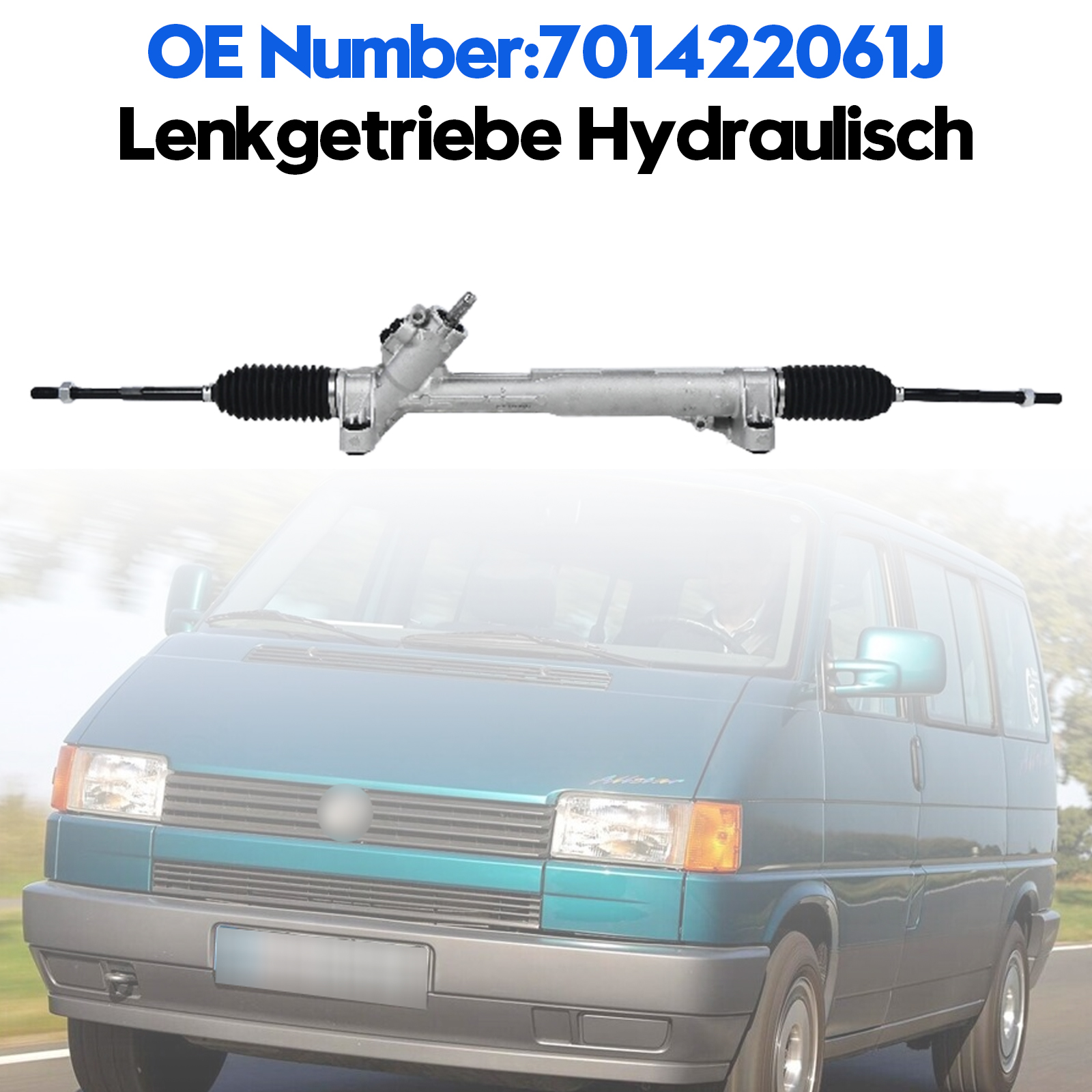 VW California T4 Transporter T4 Steering Gearbox Hydraulic 701422061J Generic