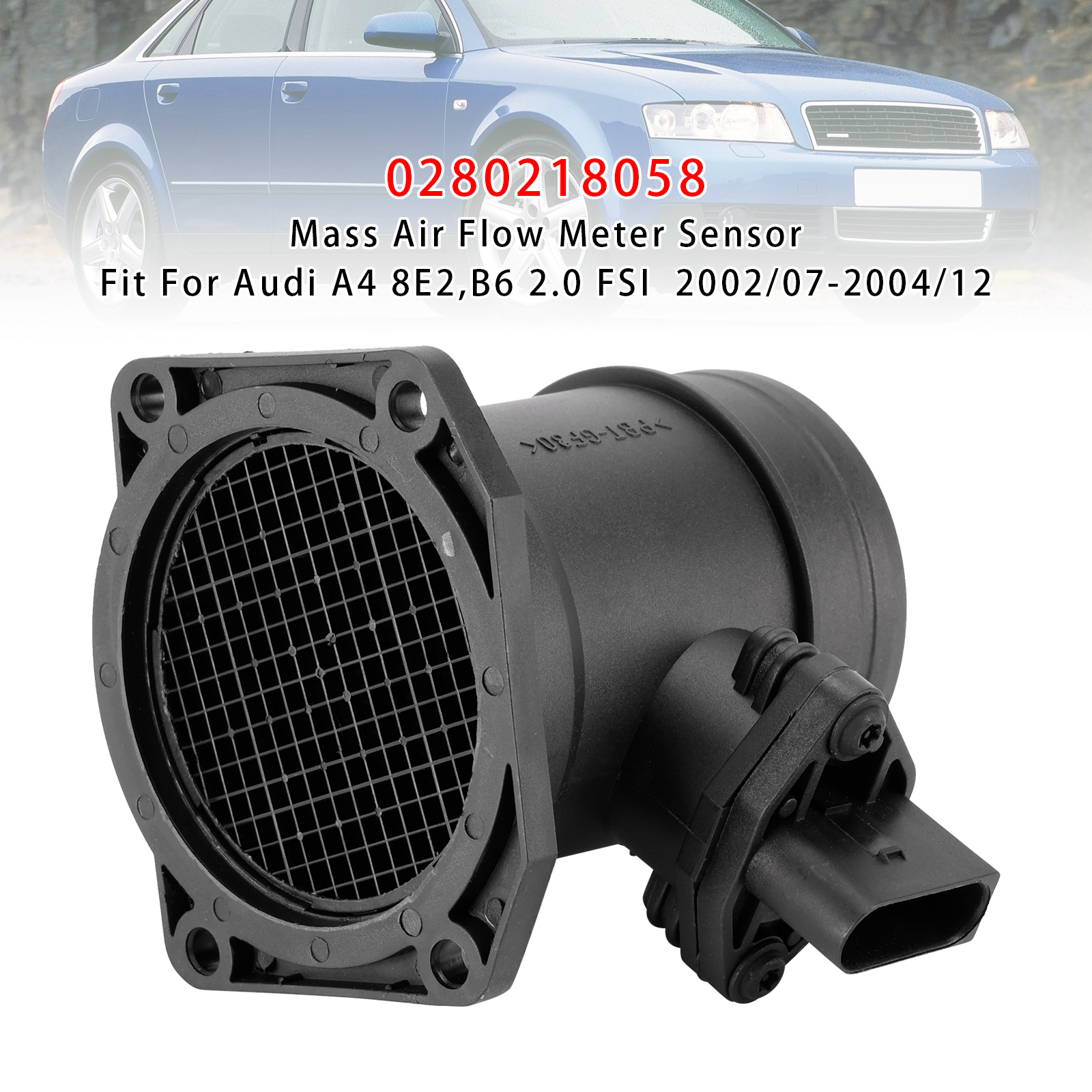 2001-2005 VW Passat 3B3/ Variant Mass Air Flow Meter Sensor 0280218058 Generic