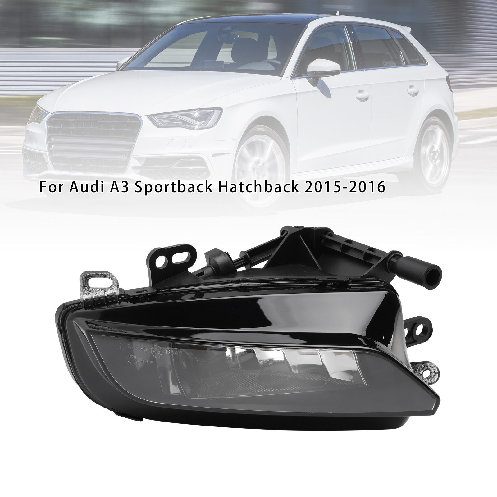2015-2016 Audi A3 Sportback Hatchback 1 Pcs Front Left Fog Light Lamps 8V0941699C Black Generic 2015-2016 Audi A3 Sportback Hatchback 1 Pcs Front Left Fog Light Lamps 8V0941699C Black Generic