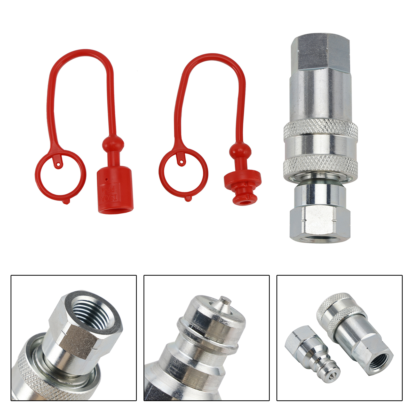 1/4" NPT ISO 7241-A Quick Disconnect Hydraulic Couplings / Couplers 1/4" NPT ISO 7241-A Quick Disconnect Hydraulic Couplings / Couplers