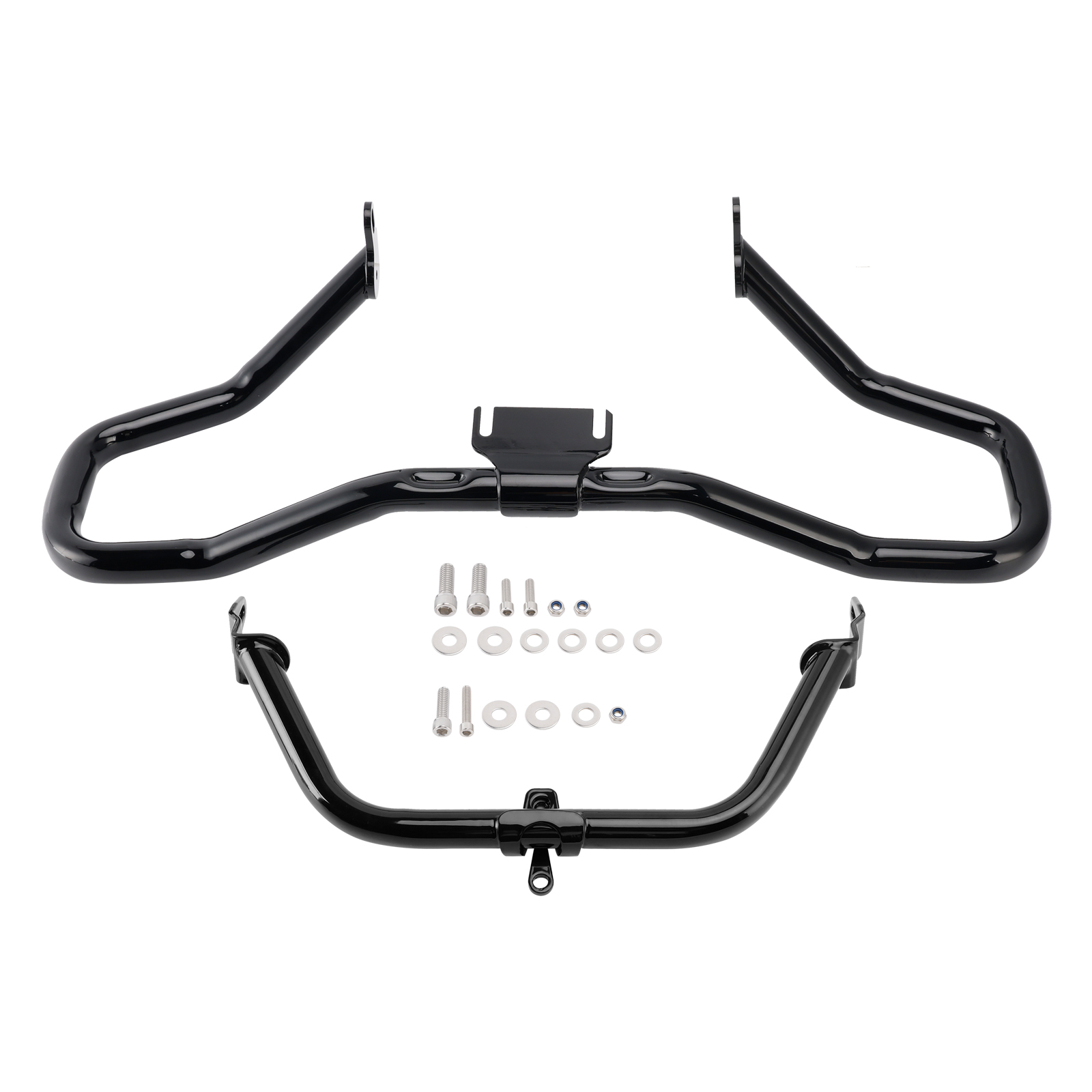 2014-2022 Touring Road Glide Engine Guard Crash Bar Frame Protector Bumper Steel Blackc Generic 2014-2022 Touring Road Glide Engine Guard Crash Bar Frame Protector Bumper Steel Blackc Generic