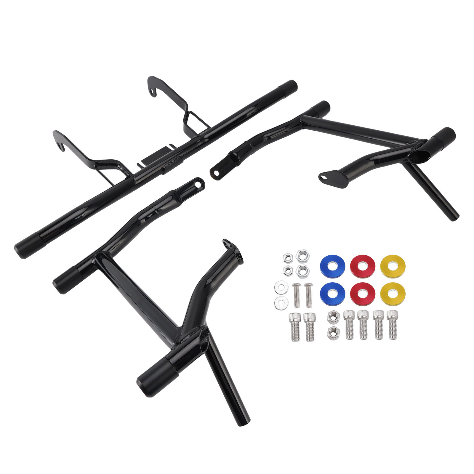 2014-2023 Road Glides Street Glides Road Glides FLHT FLHX Engine Guard Crash Bar Frame Protector Black Generic