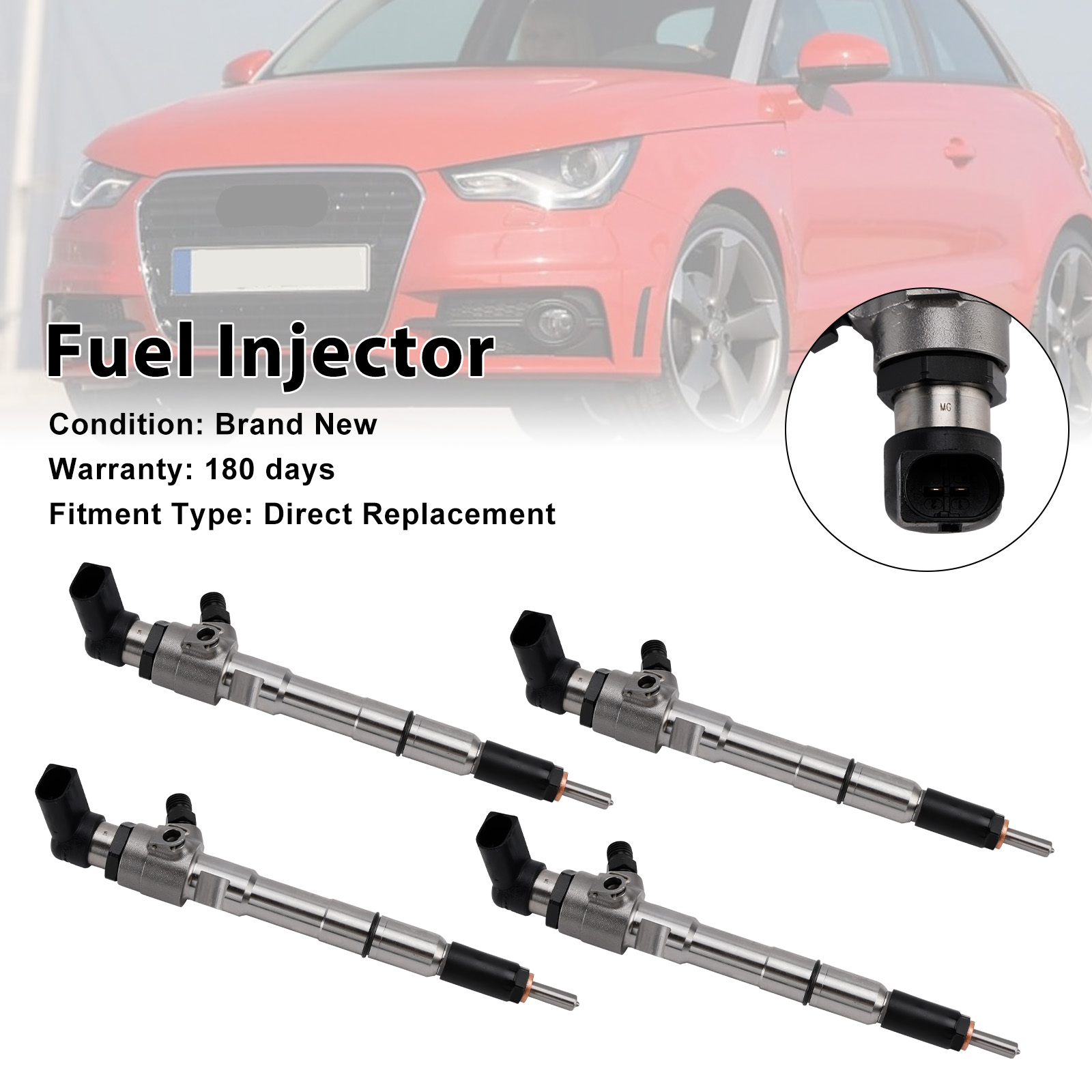 2009-2013 Audi A1 A3 4* Fuel Injector Generic