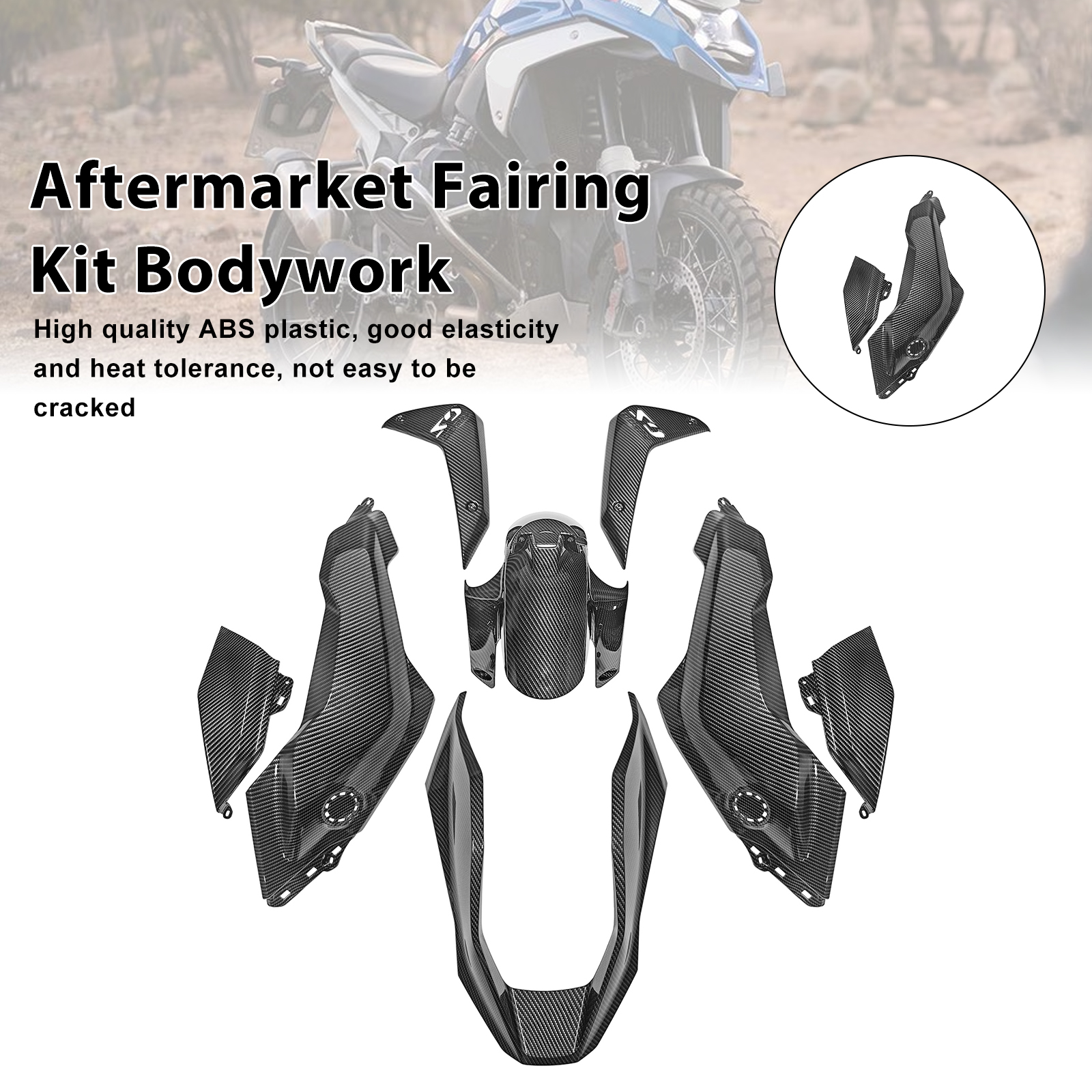 2024-2025 BMW R1300GS Injection ABS Plastic Bodywork Fairing Kit #012 Generic