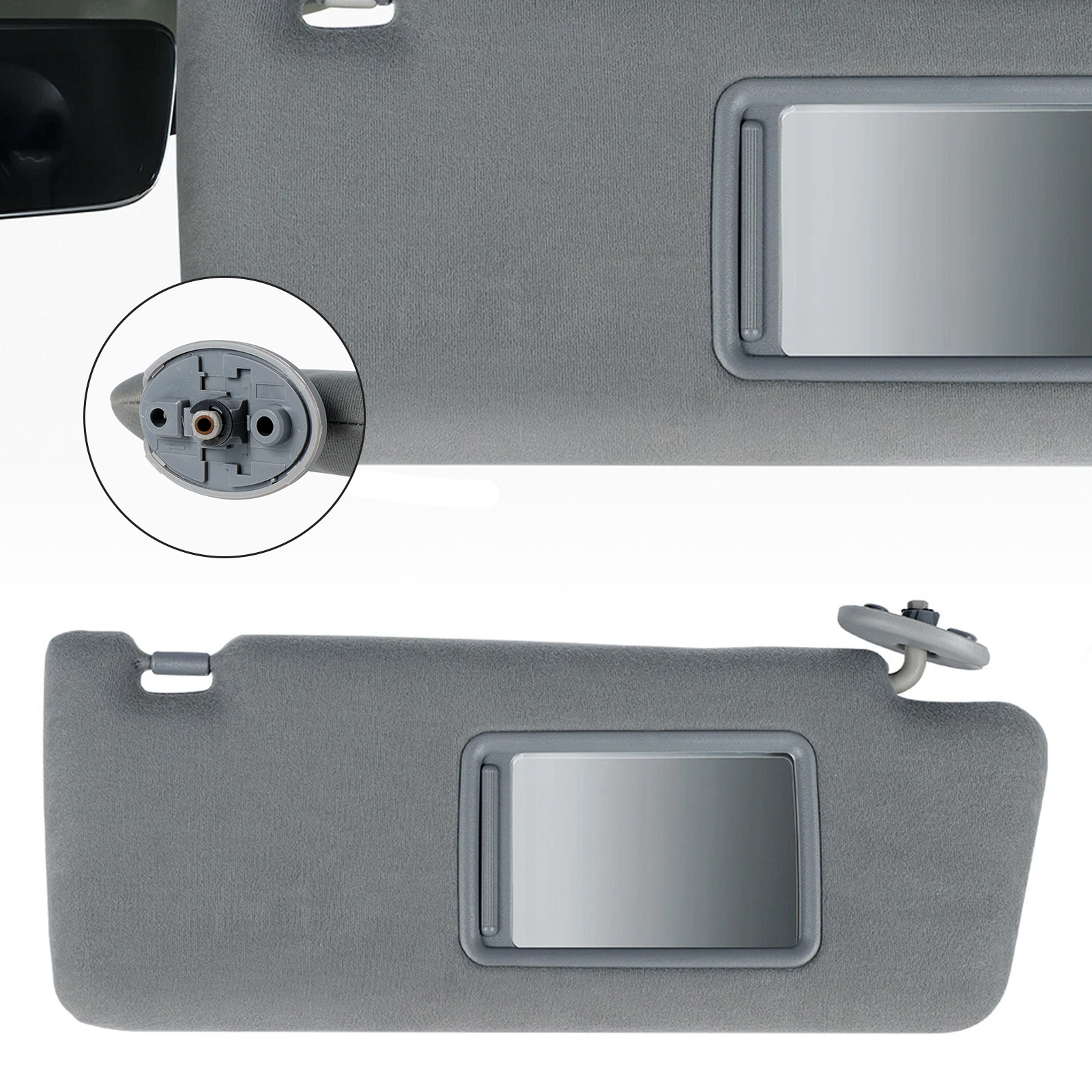 2005-2015 Toyota Tacoma Right Side Sun Visor 74320-04181-B1 Gray Generic 2005-2015 Toyota Tacoma Right Side Sun Visor 74320-04181-B1 Gray Generic