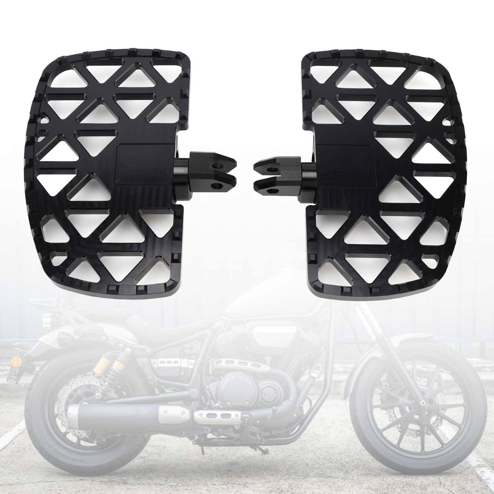 2014-2024 Yamaha BOLT R-SPEC 1 Pair Front Footpegs Aluminum Alloy Generic