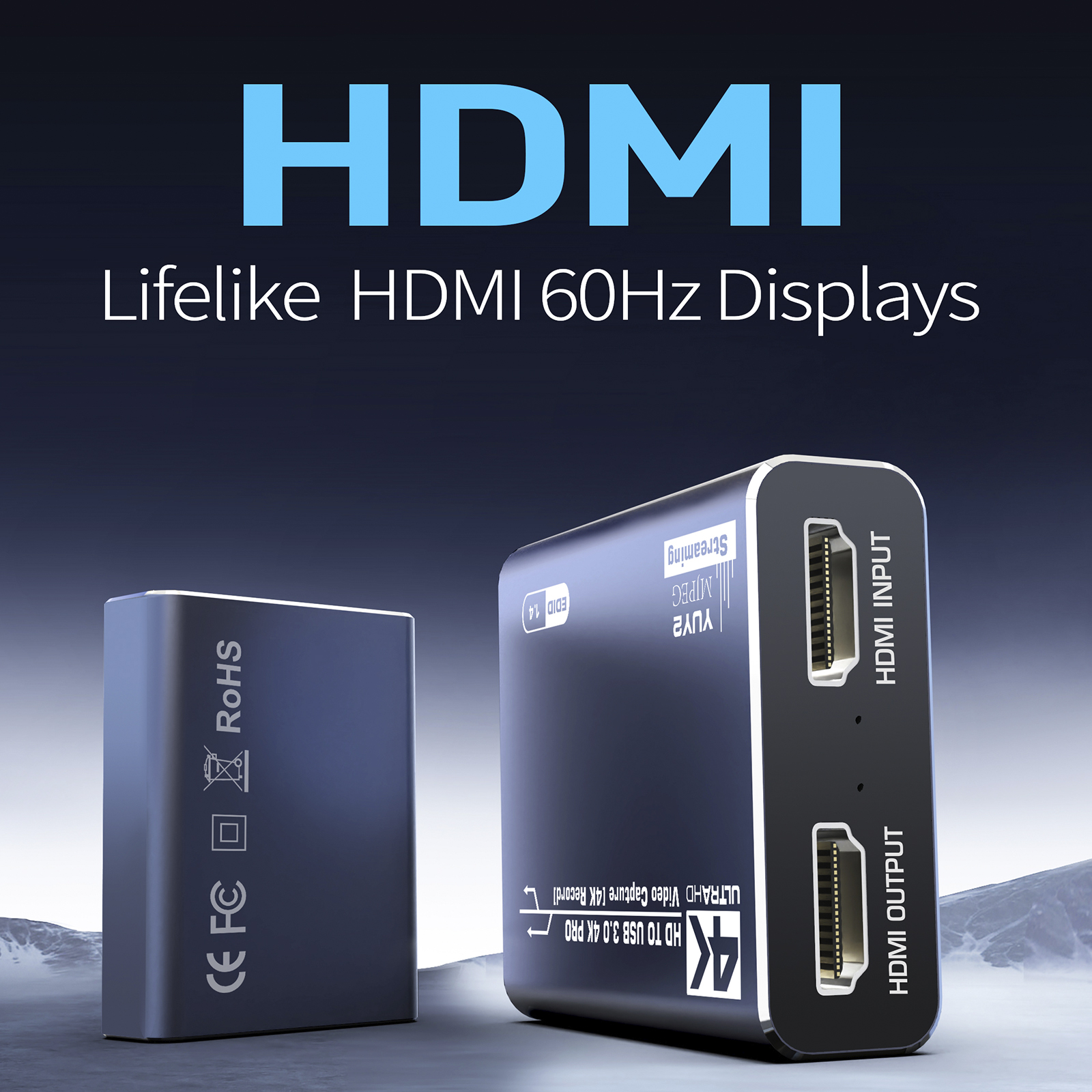 HDMI Acquisition Card 4K Video Live Broadcast USB3.0 Data Camera PS4 Recording