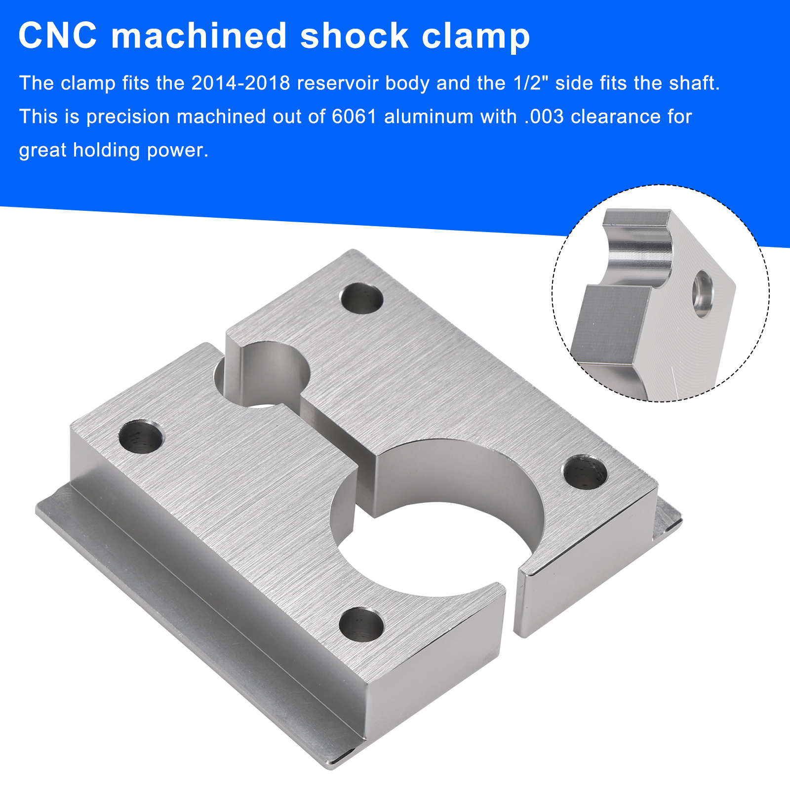 Reservoir body & Shaft Clamp 803-00-208 For Fox Float X Shock rebuild Vise Clamp Reservoir body & Shaft Clamp 803-00-208 For Fox Float X Shock rebuild Vise Clamp