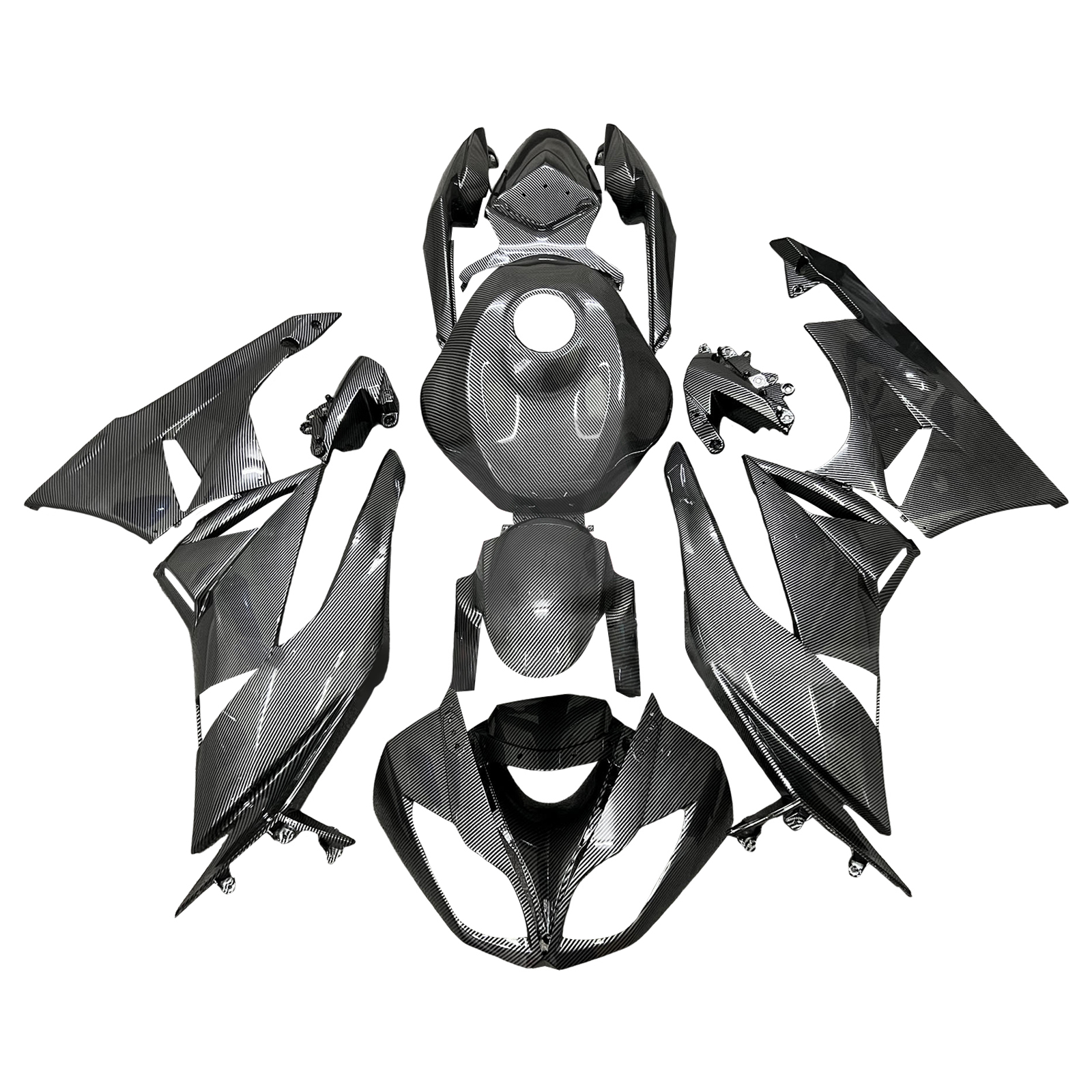 Kawasaki ZX6R 636 2009-2012 Fairing Kit Bodywork Plastic ABS Generic#168