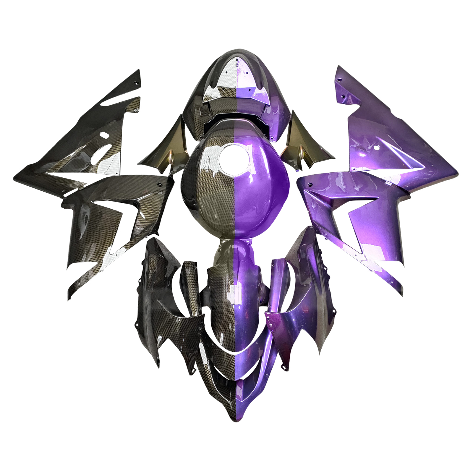 Kawasaki ZX10R 2004-2005 Fairing Kit Bodywork Plastic ABS Generic#148