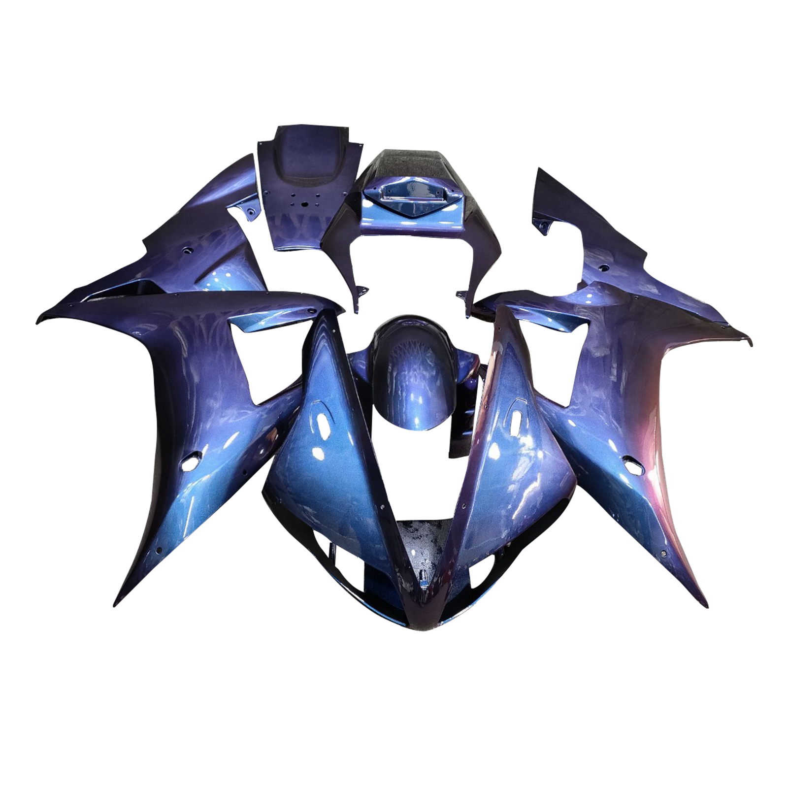 Yamaha YZFR1 YZF-R1 2002-2003 Fairing Kit Bodywork Plastic ABS Generic#153