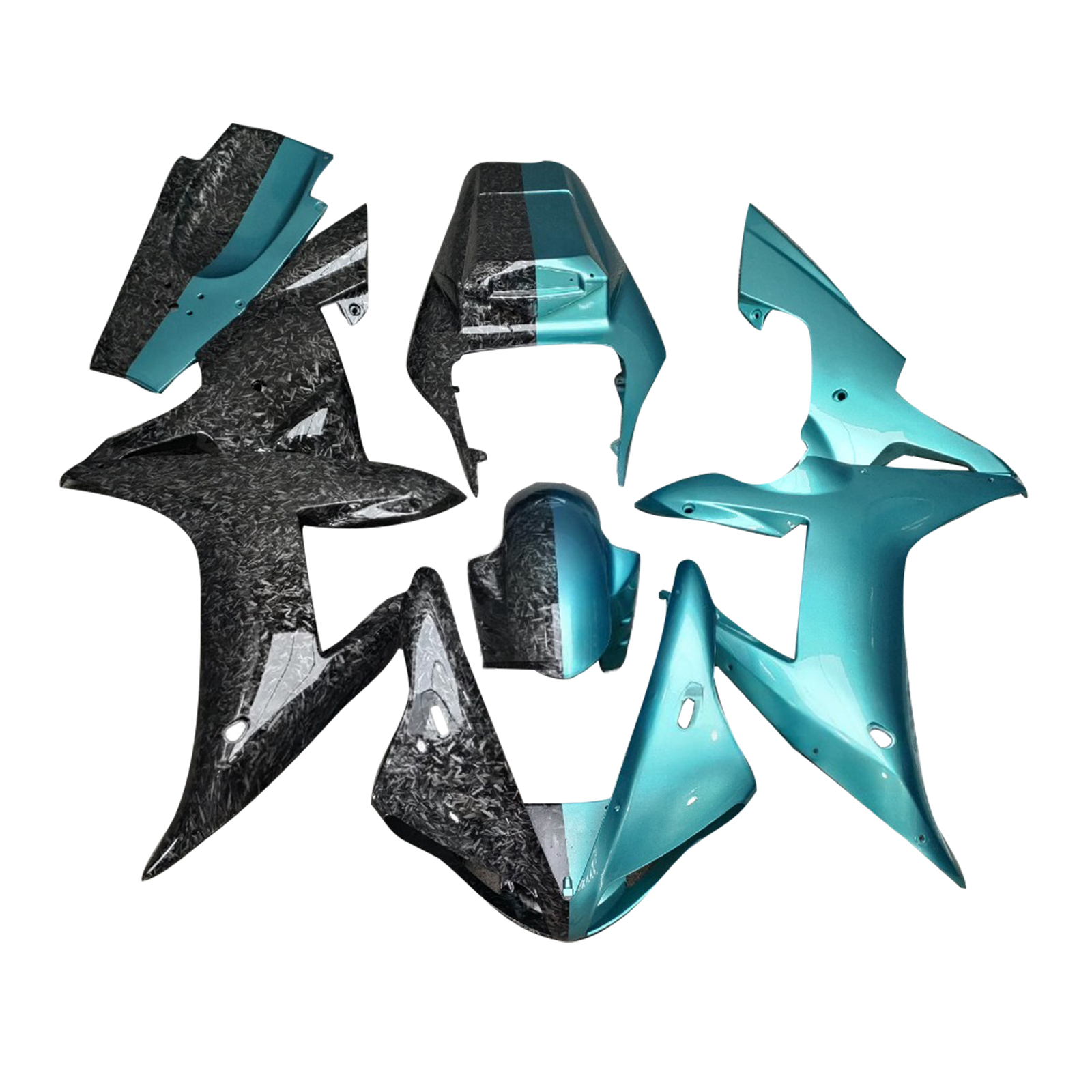 Yamaha YZFR1 YZF-R1 2002-2003 Fairing Kit Bodywork Plastic ABS Generic#154