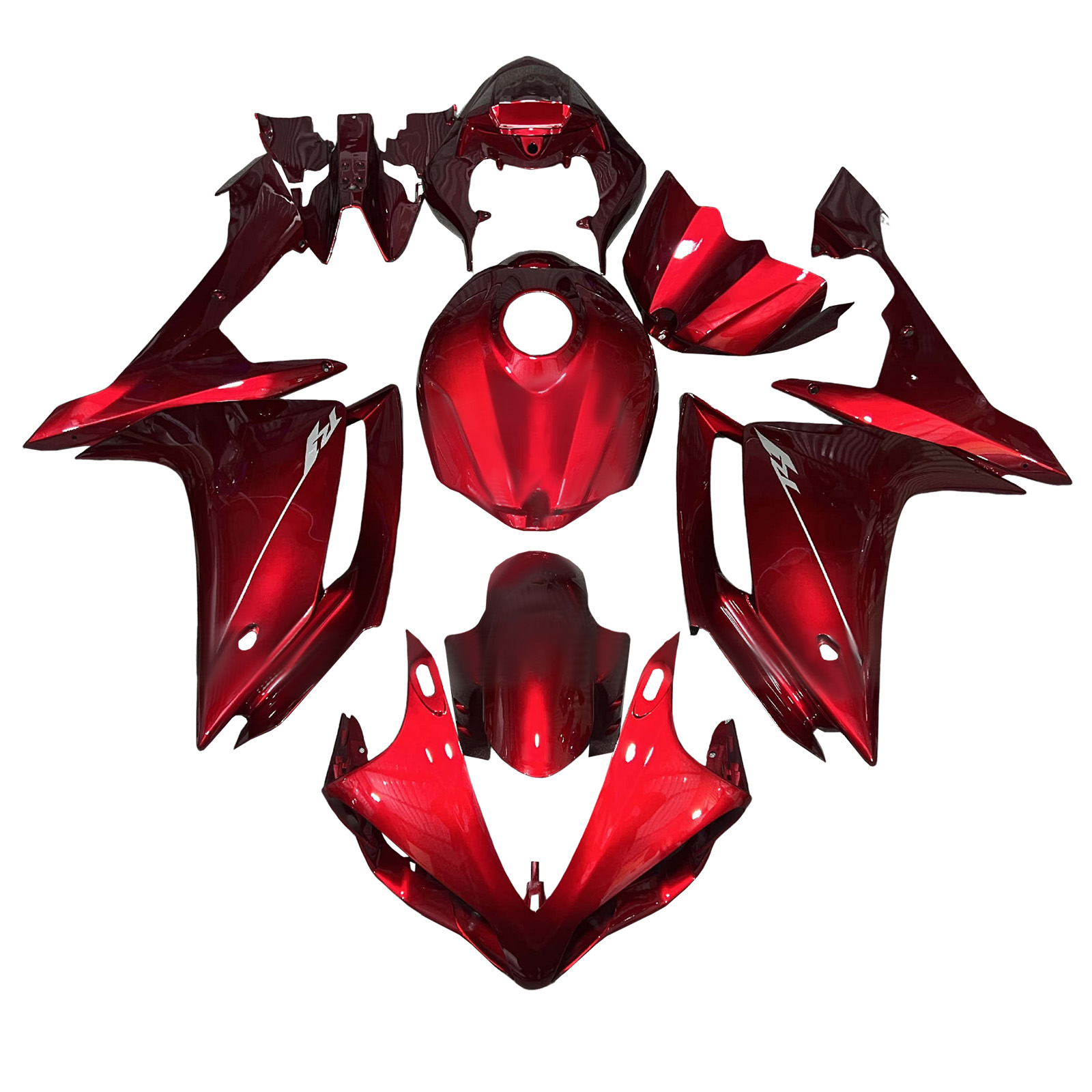 Yamaha YZFR1 YZF-R1 2007-2008 Fairing Kit Bodywork Plastic ABS Generic#149