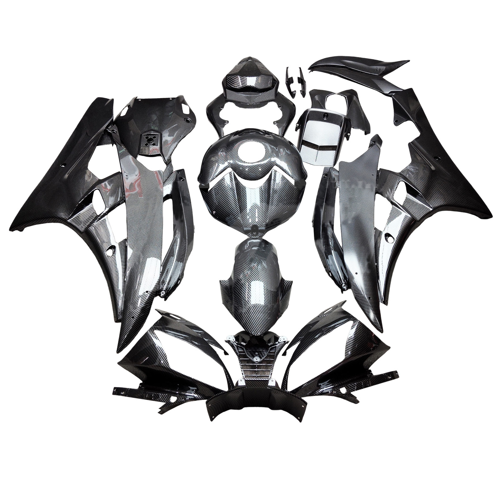 Yamaha YZFR6 YZF-R6 2006-2007 Fairing Kit Bodywork Plastic ABS Generic#207