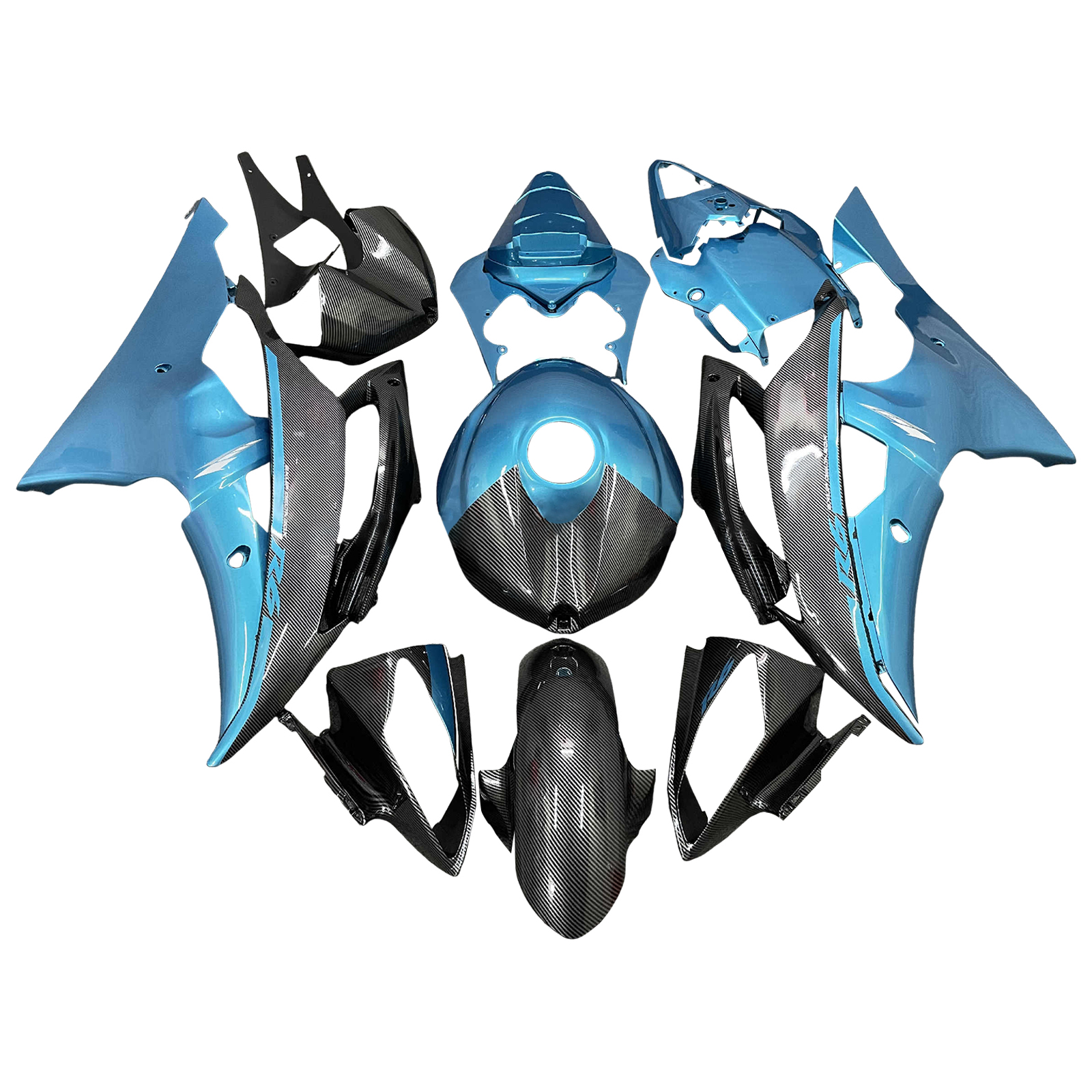 Yamaha YZFR6 YZF-R6 2008-2016 Fairing Kit Bodywork Plastic ABS Generic#272