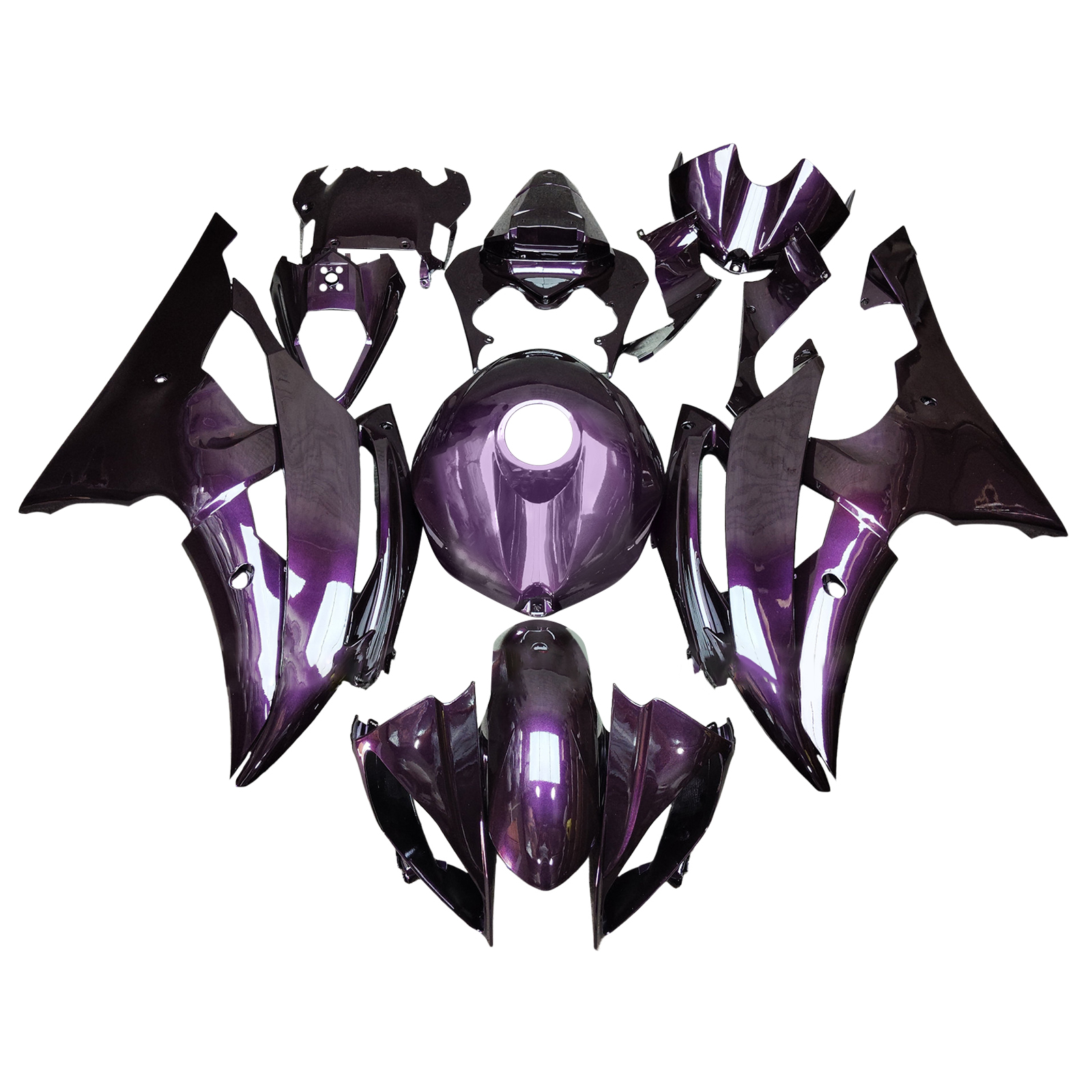 Yamaha YZFR6 YZF-R6 2008-2016 Fairing Kit Bodywork Plastic ABS Generic#292