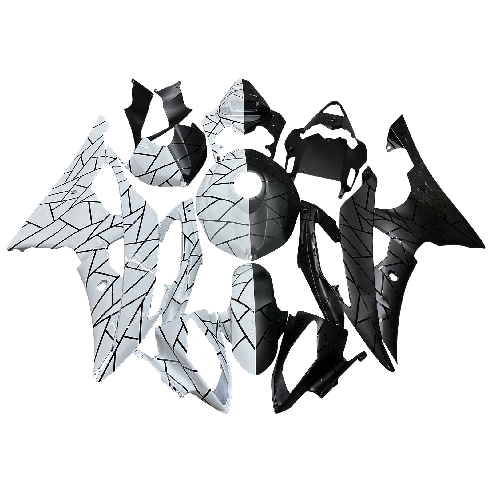 Yamaha YZFR6 YZF-R6 2008-2016 Fairing Kit Bodywork Plastic ABS Generic#295