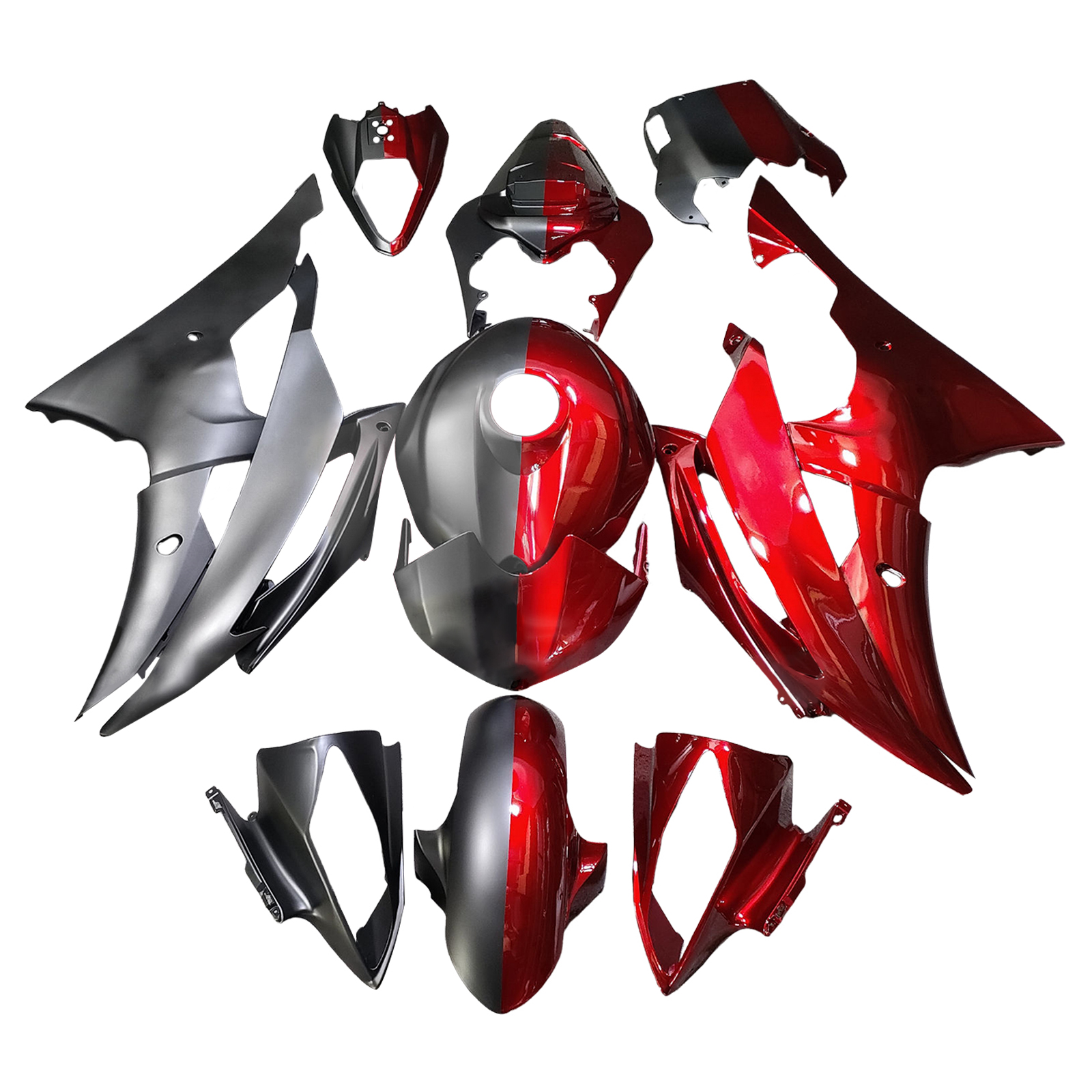 Yamaha YZFR6 YZF-R6 2008-2016 Fairing Kit Bodywork Plastic ABS Generic#302