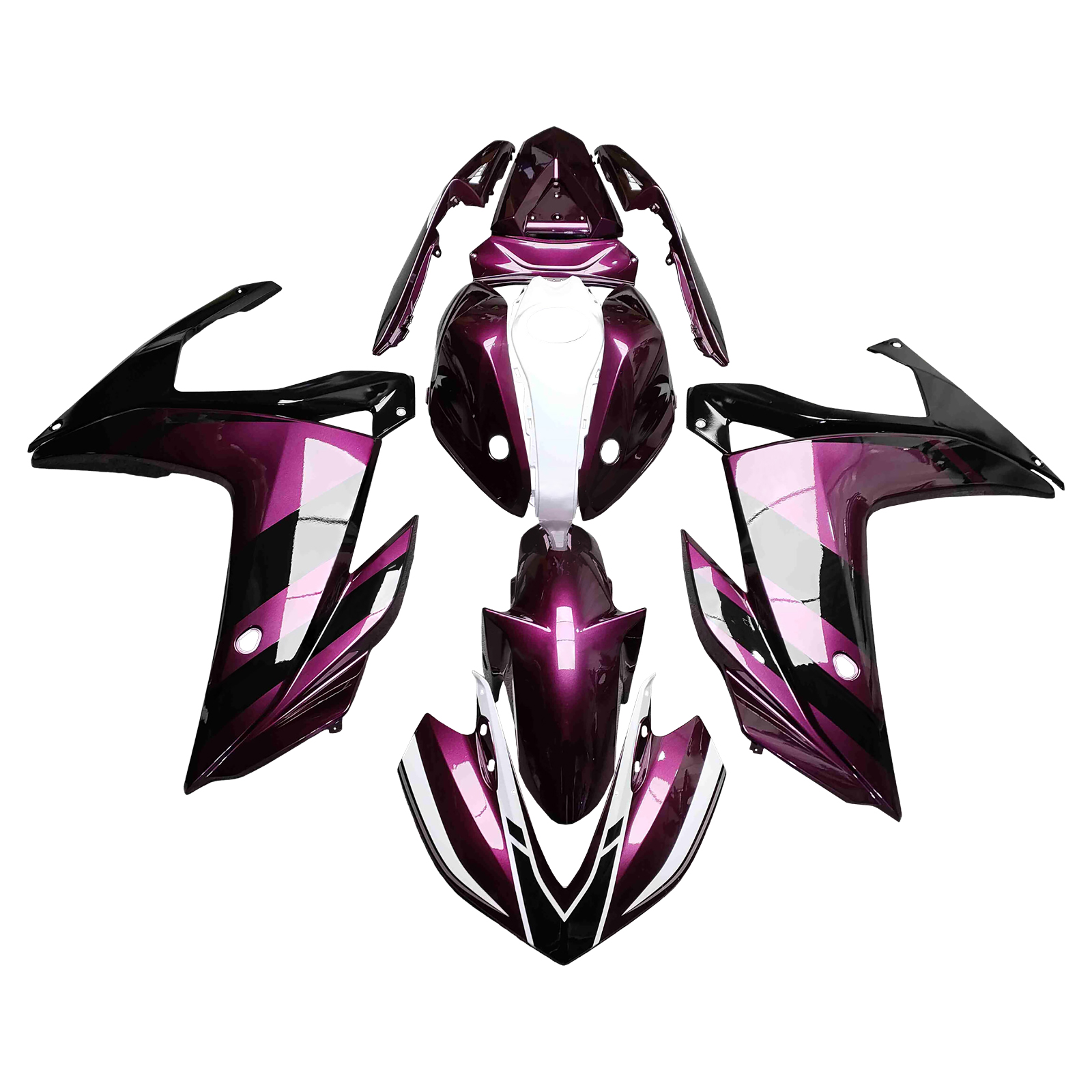 Yamaha YZF-R3 2014-2018 R25 2015-2017 Fairing Kit Bodywork Plastic ABS Generic#172