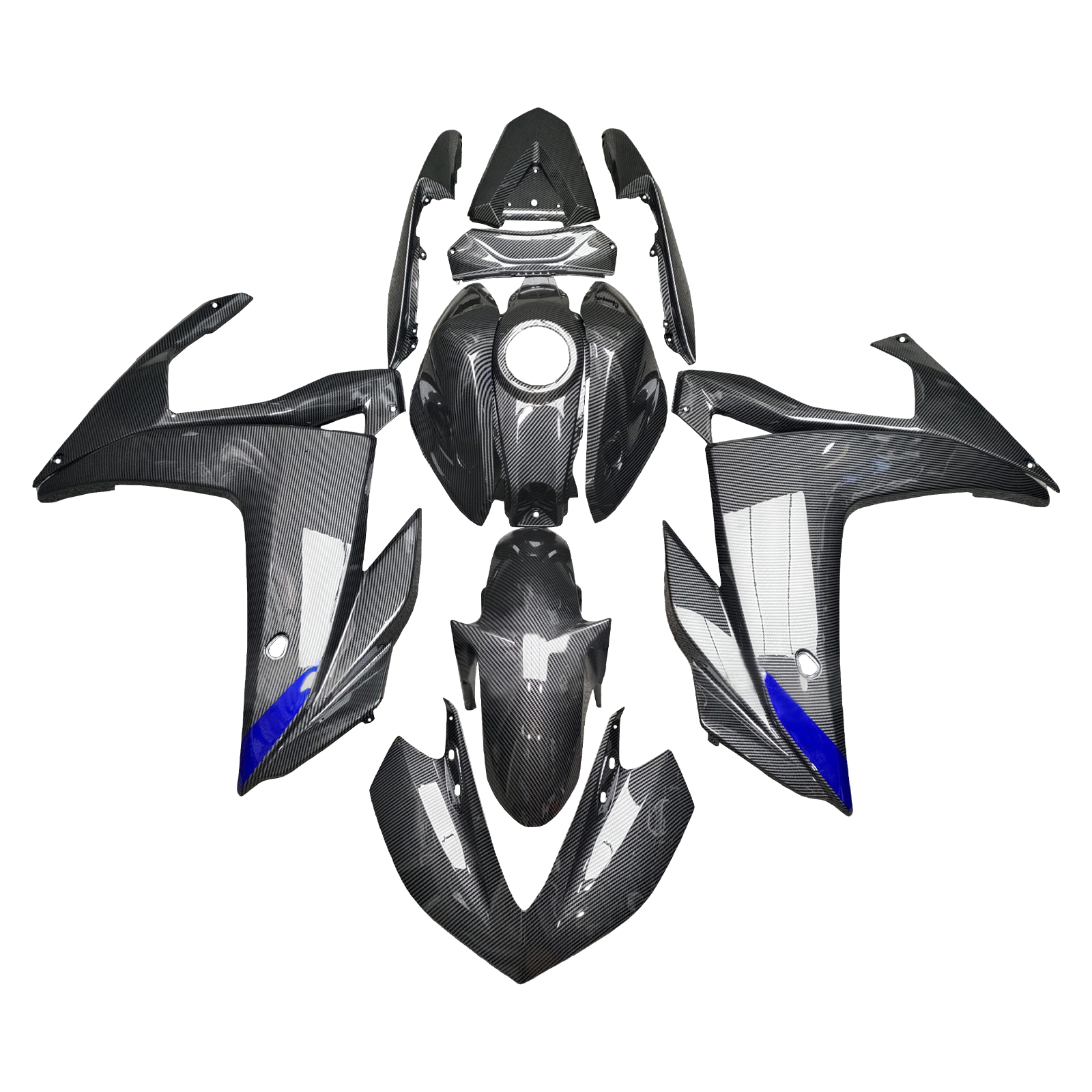 Yamaha YZF-R3 2014-2018 R25 2015-2017 Fairing Kit Bodywork Plastic ABS Generic#181