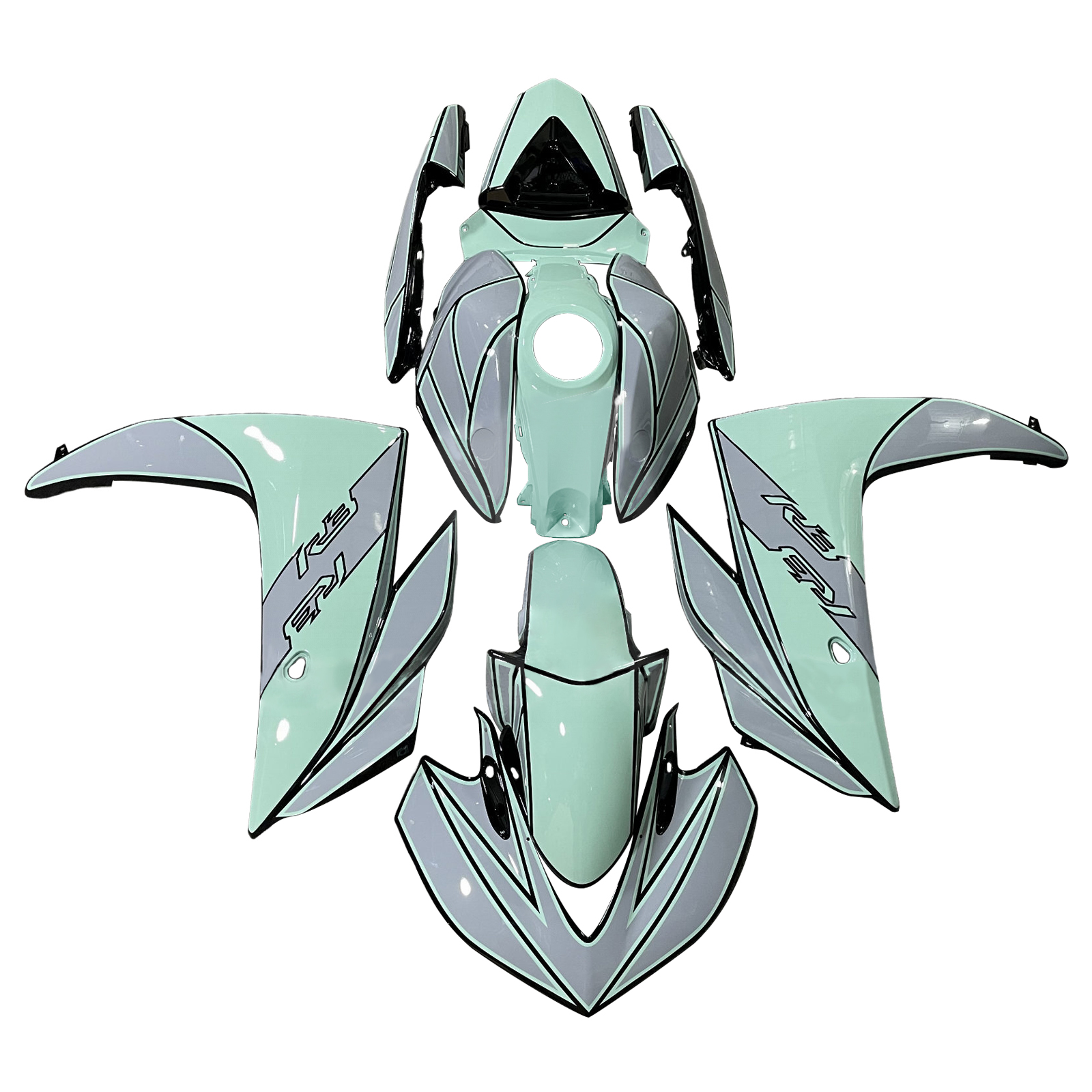 Yamaha YZF-R3 2014-2018 R25 2015-2017 Fairing Kit Bodywork Plastic ABS Generic#191