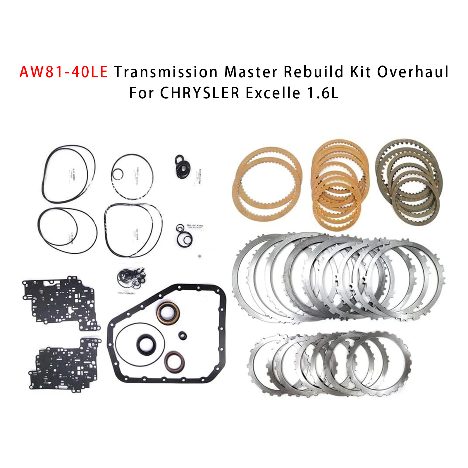 CHRYSLER Excelle 1.6L Transmission Master Rebuild Kit AW81-40LE Generic