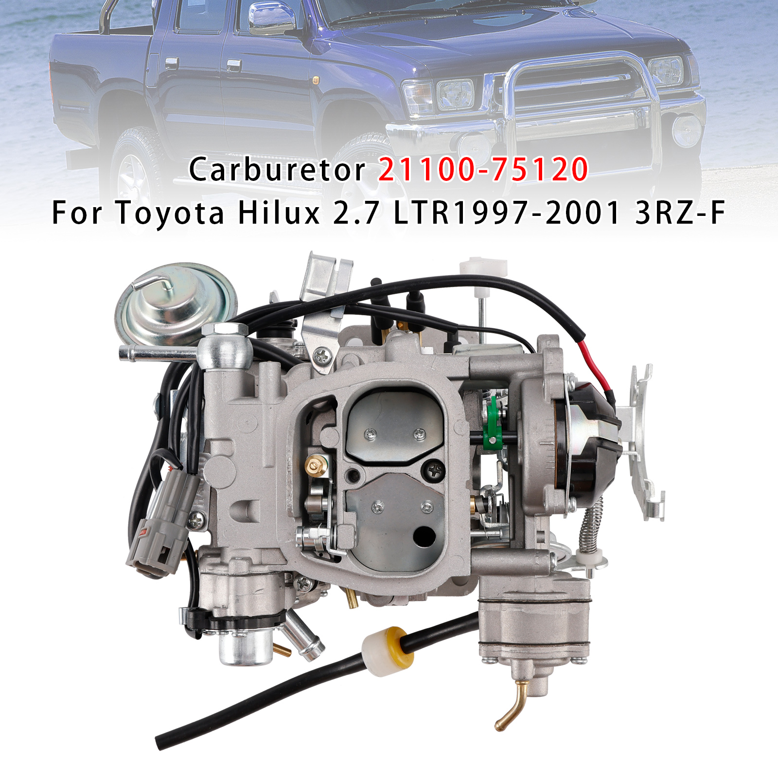 1997-2001 Toyota Hilux 2.7 LTR1997-2001 3RZ-F Carburetor 21100-75120 Generic