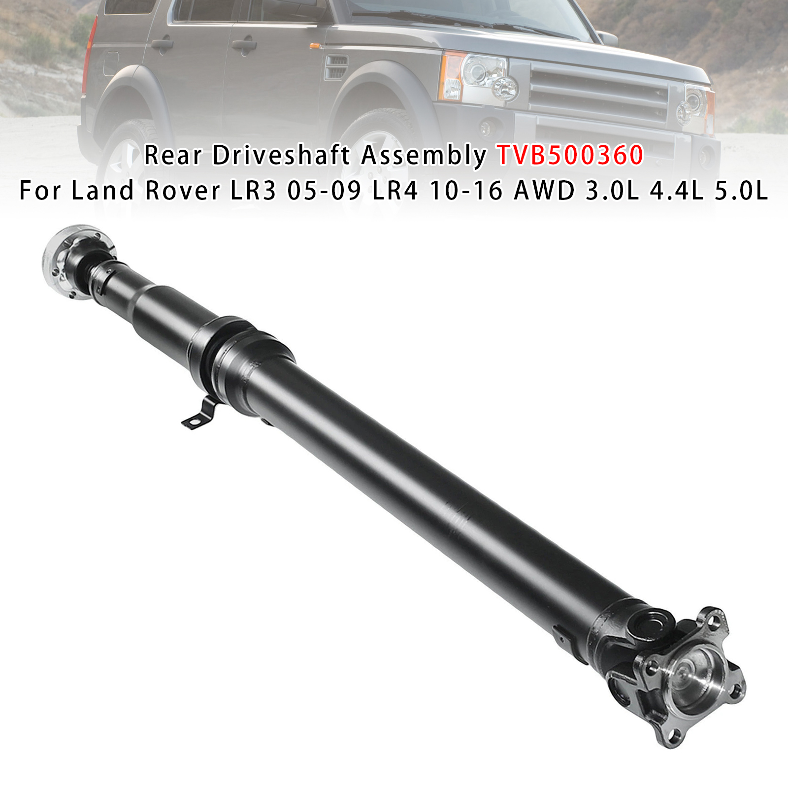 2014-2016 Land Rover LR4 V6 3.0L Rear Driveshaft Assembly TVB500360 Generic