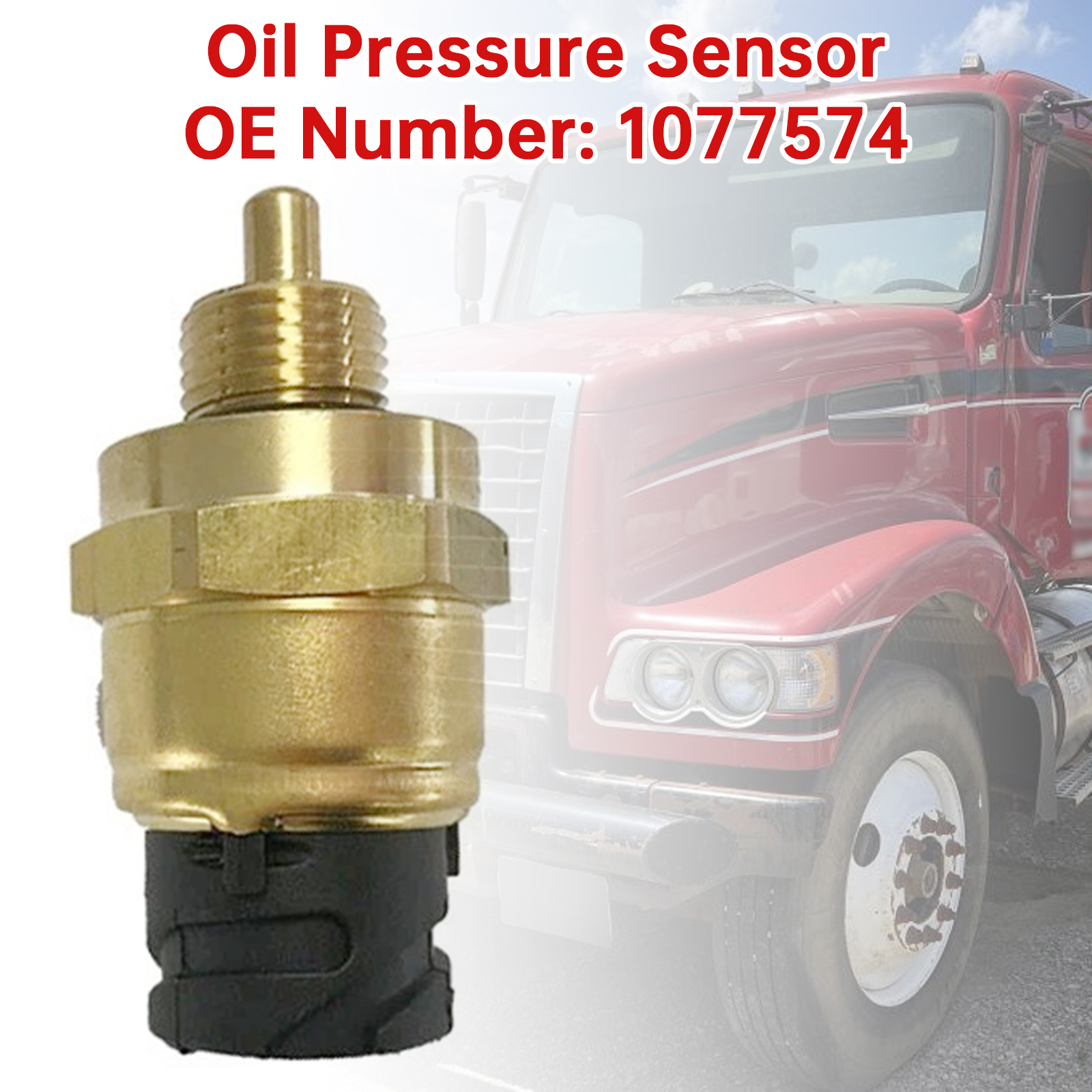 2003-2008 Volvo VHD VN VNL VNM D12 12.1L Oil Pressure Sensor 1077574 Generic