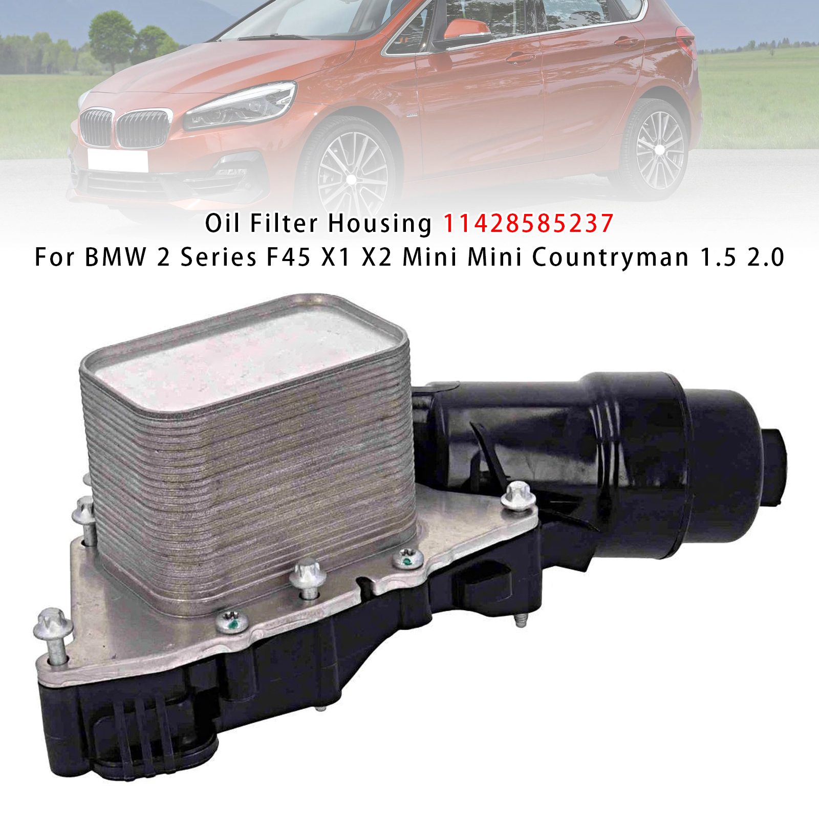 2017-2023 BMW X2 F39 Oil Filter Housing 11428585237 Generic