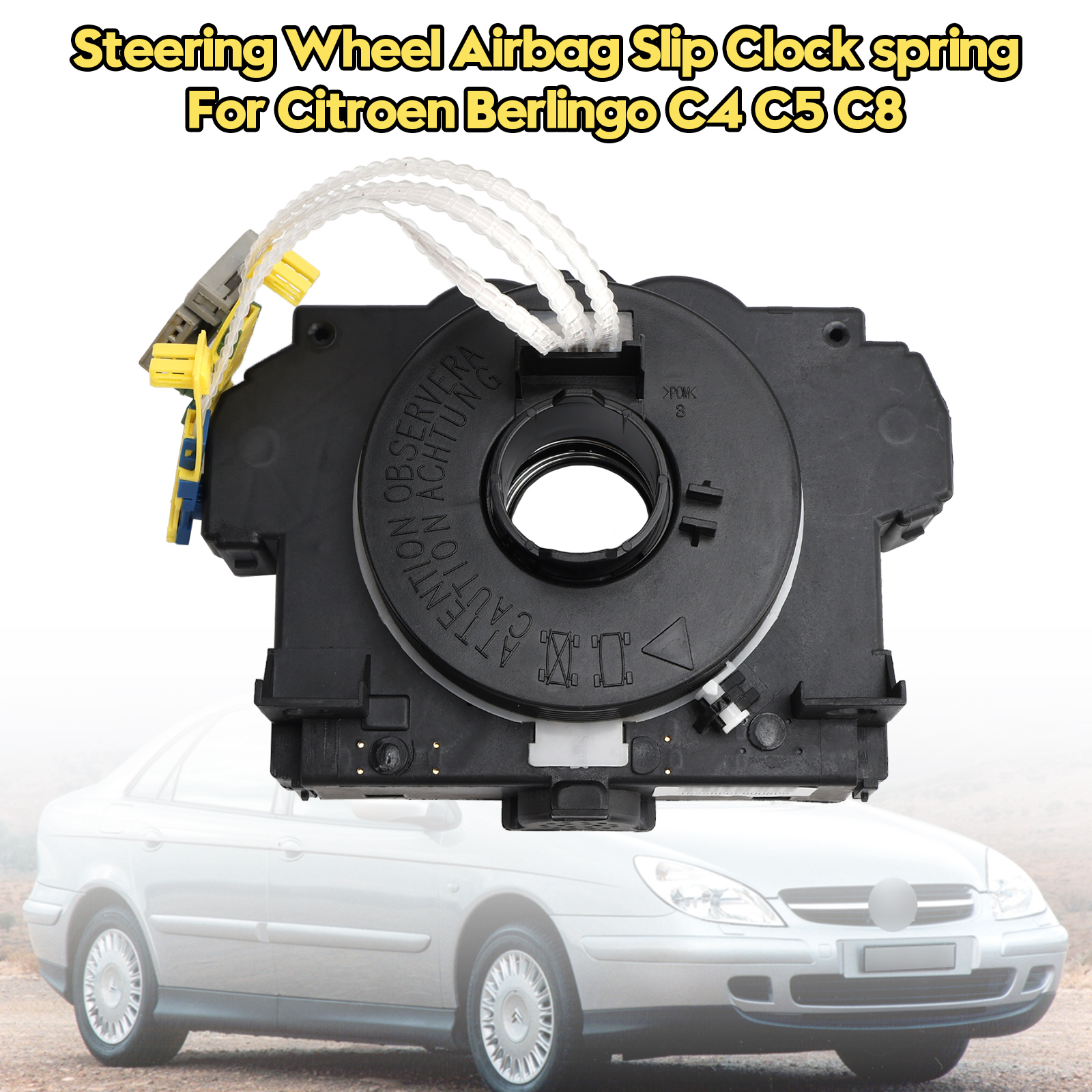 1996-On Citroen BERLINGO NEMO C4 C5 C8 Steering Wheel Airbag Slip Clock spring 96574708XT Generic