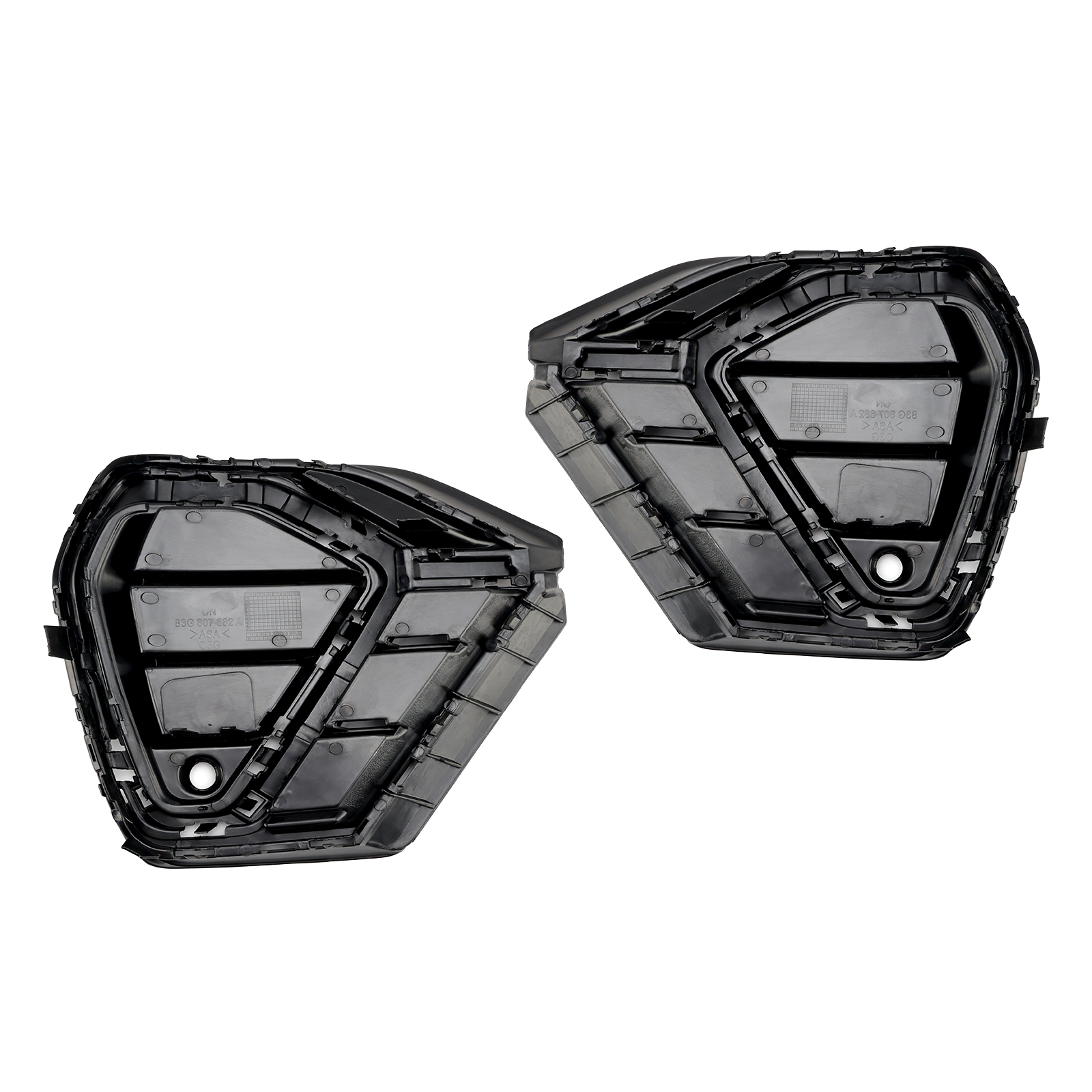 2019-2022 Audi Q3 S-Line Black 2* Fog Lamp Grille Generic