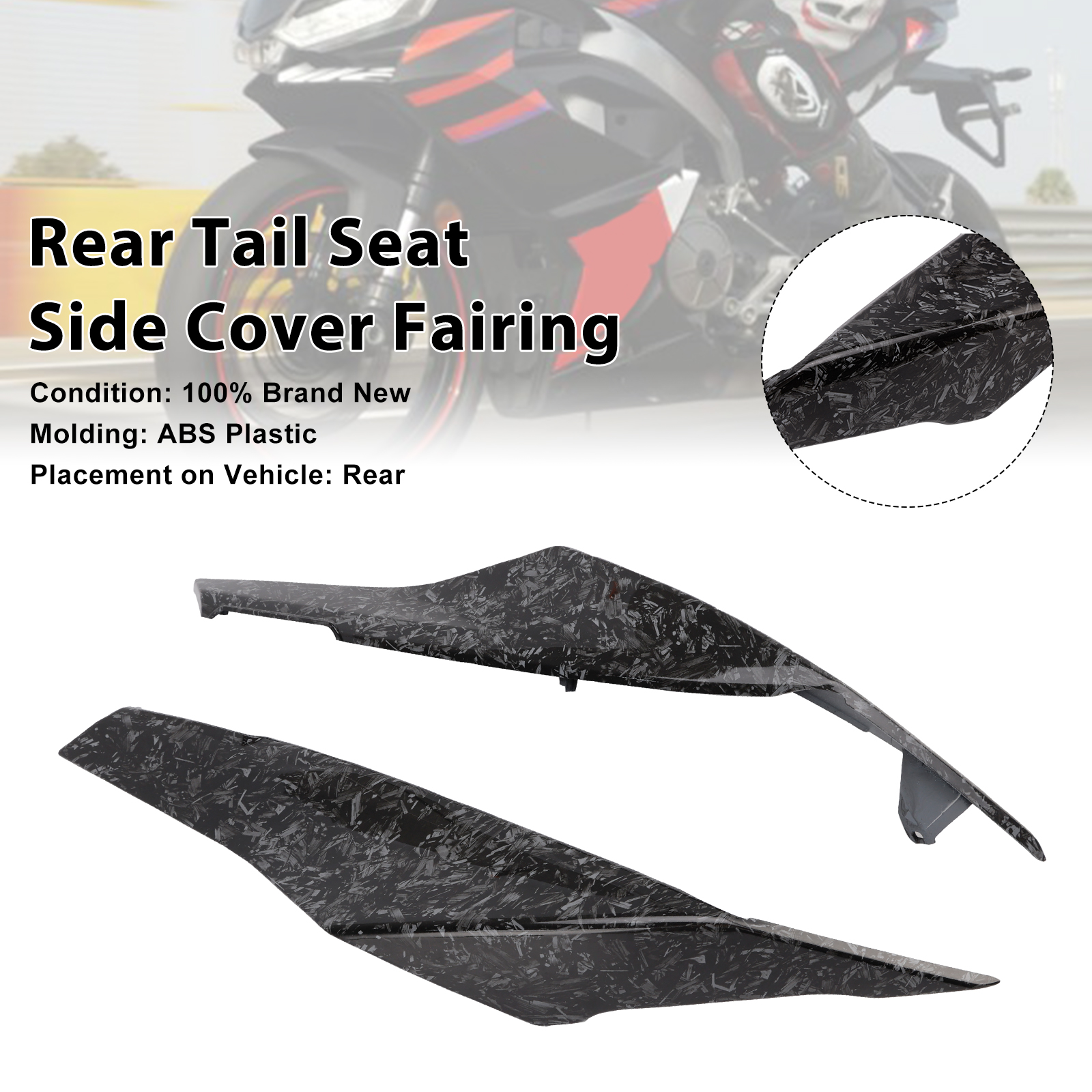 2024-2025 Aprilia RS457 Rear Tail Seat Side Cover Fairing Forge Generic