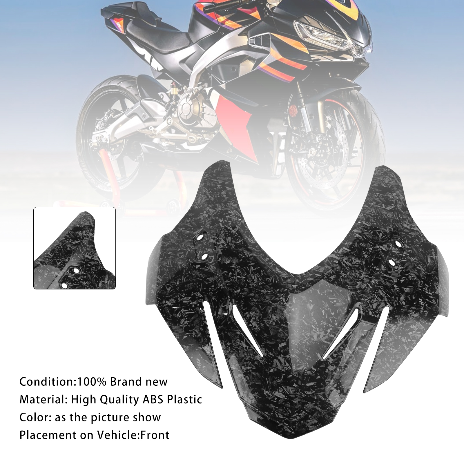 2024-2025 Aprilia RS457 Headlight Fairing Windshield Cover Forge Generic