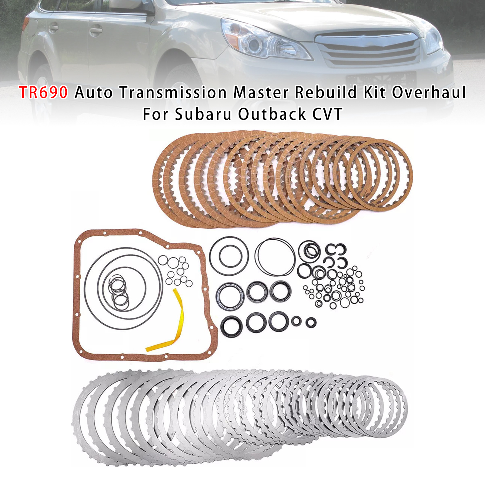 Subaru Lineartronic TR690 CVT Auto Transmission Master Rebuild Kit Overhaul B135820C Generic
