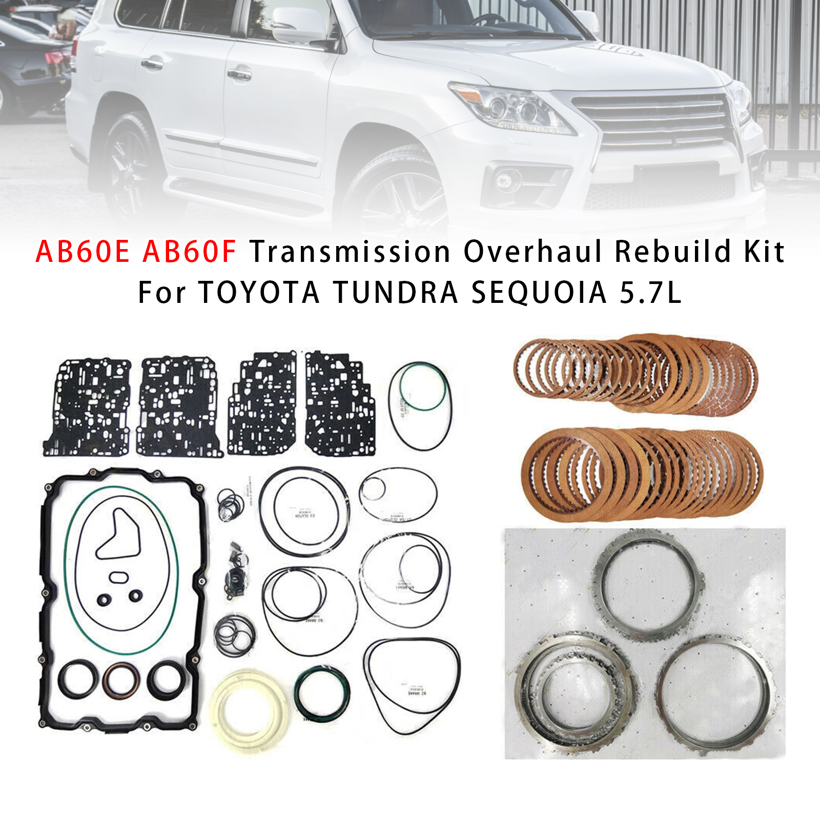 2008-2014 LEXUS LX570 GX460 Transmission Overhaul Rebuild Kit AB60E AB60F Generic