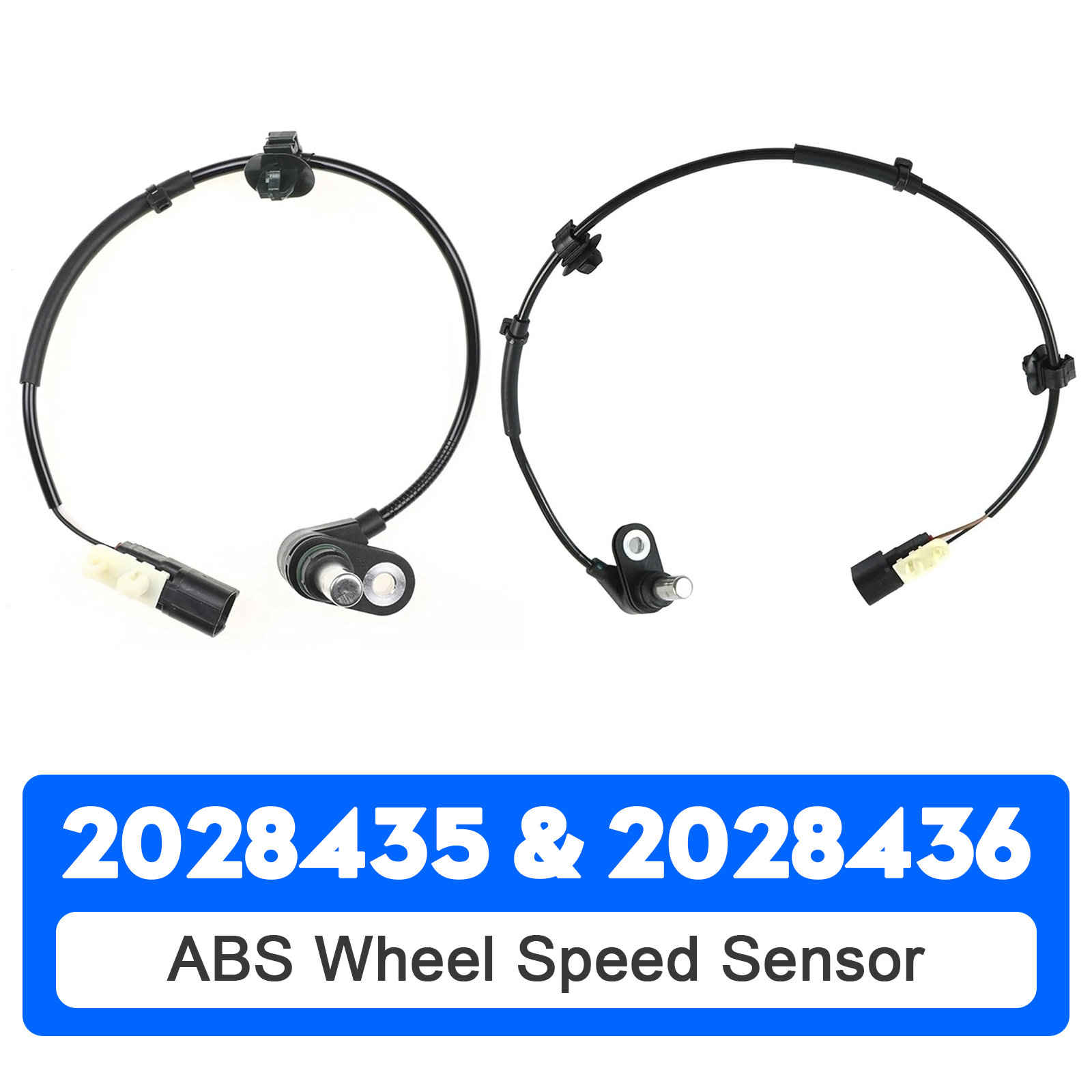 2011-2022 Ford Ranger 2.2 3.2 Rear Left+Right ABS Wheel Speed Sensor 2028435 2028436 Generic