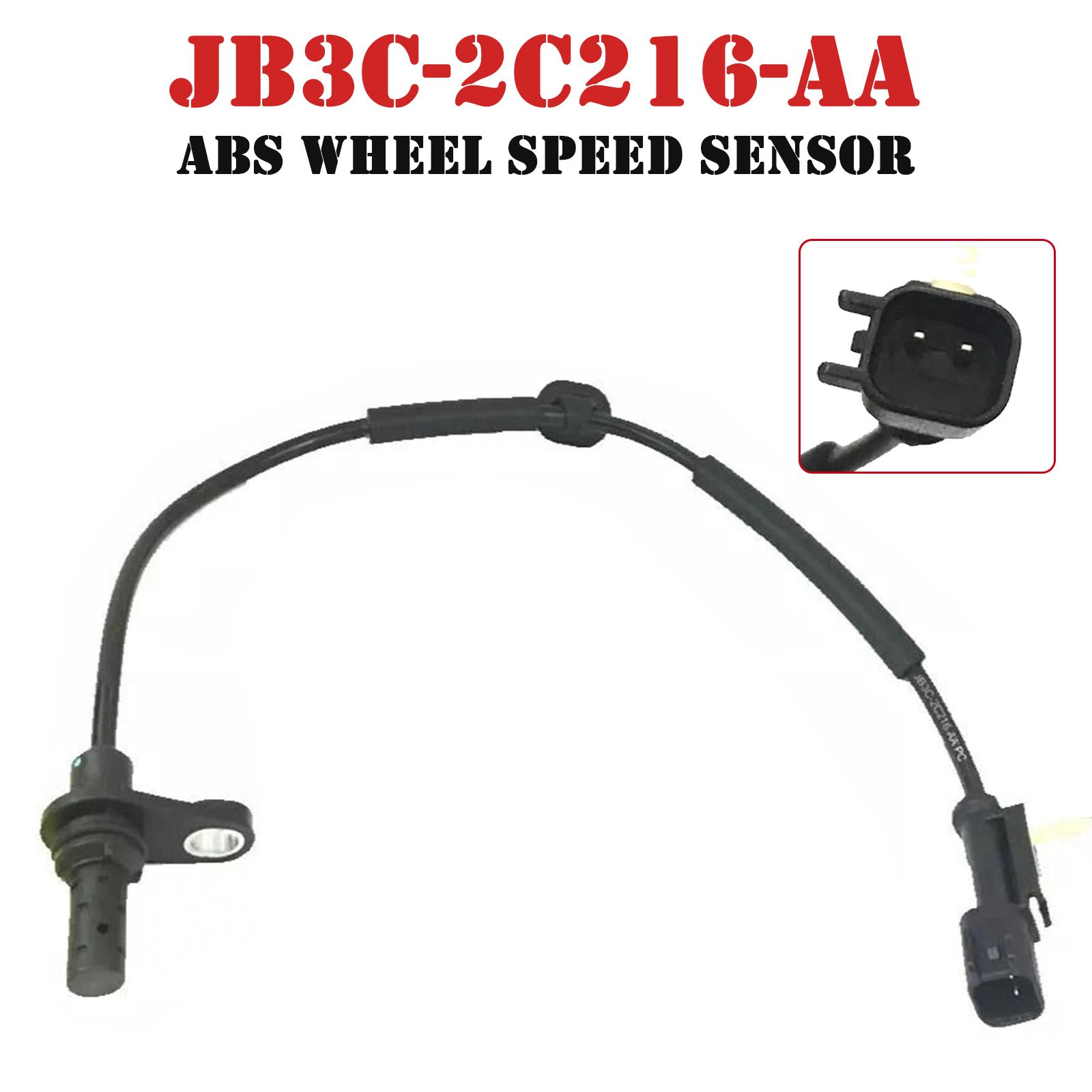 2018-2021 Ford Ranger Everest Rear Left ABS Wheel Speed Sensor JB3C-2C216-AA Generic